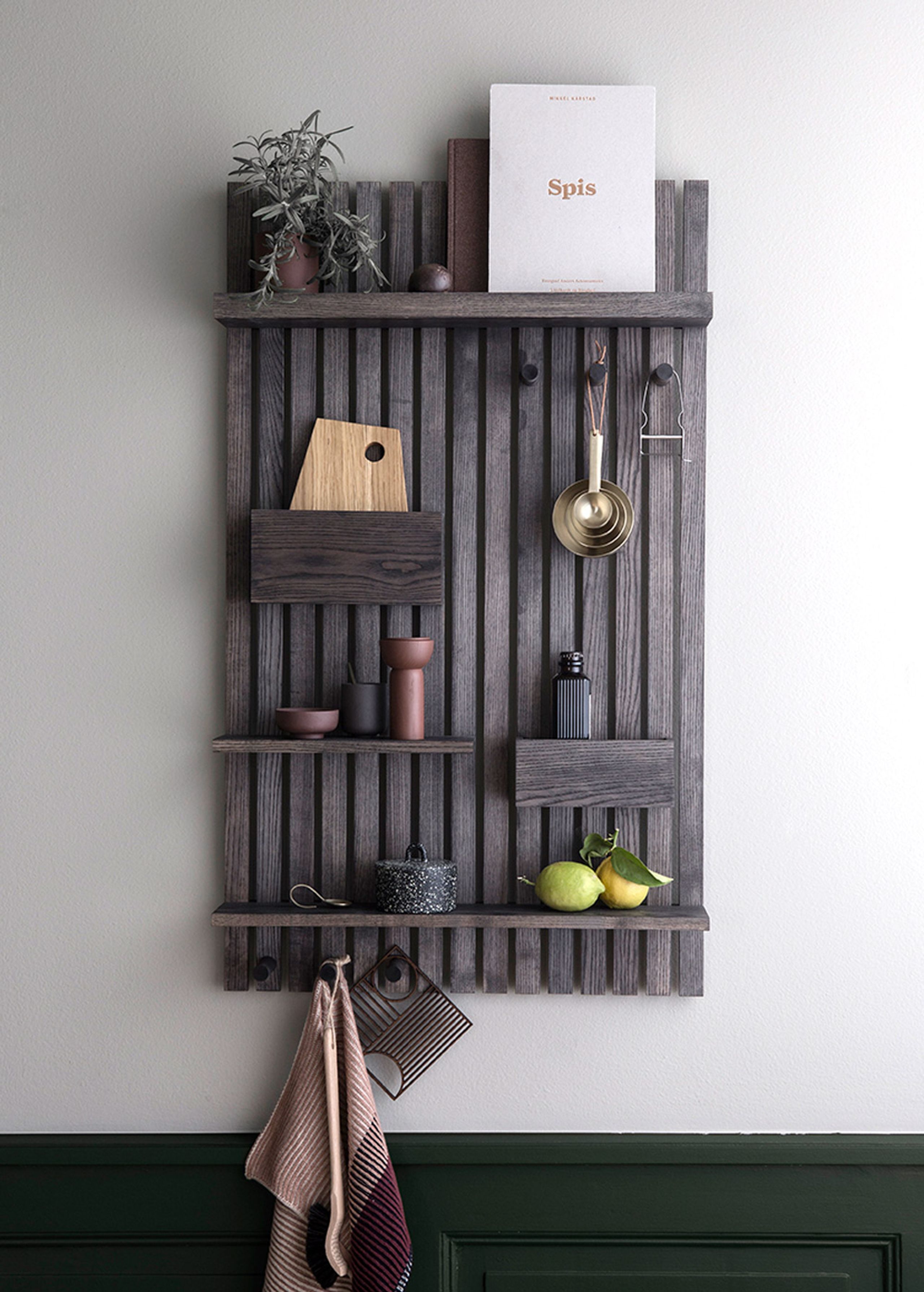 Ferm Living - Shelf - Wooden Multi Shelf - Stained Black