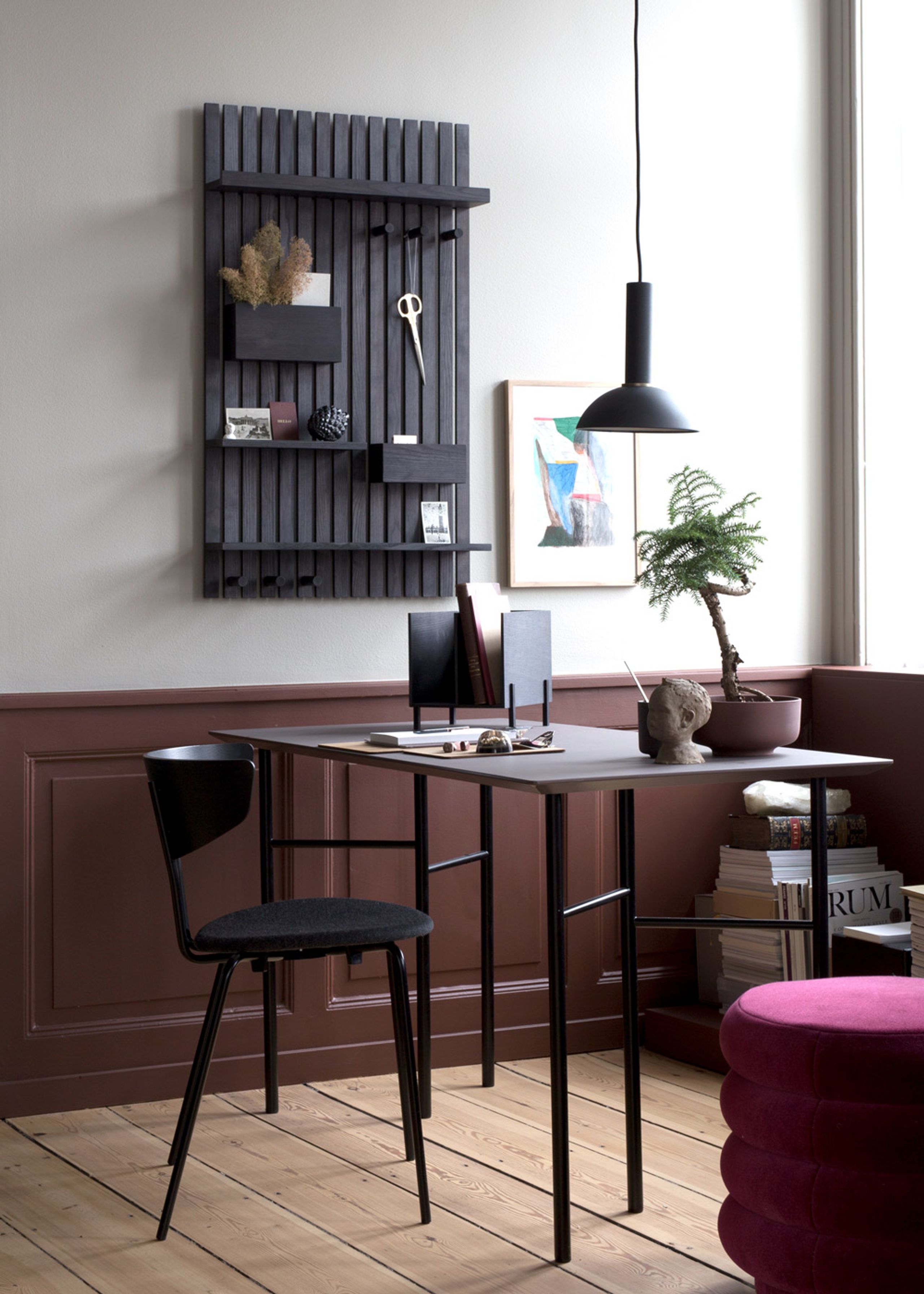 Ferm Living - Shelf - Wooden Multi Shelf - Stained Black