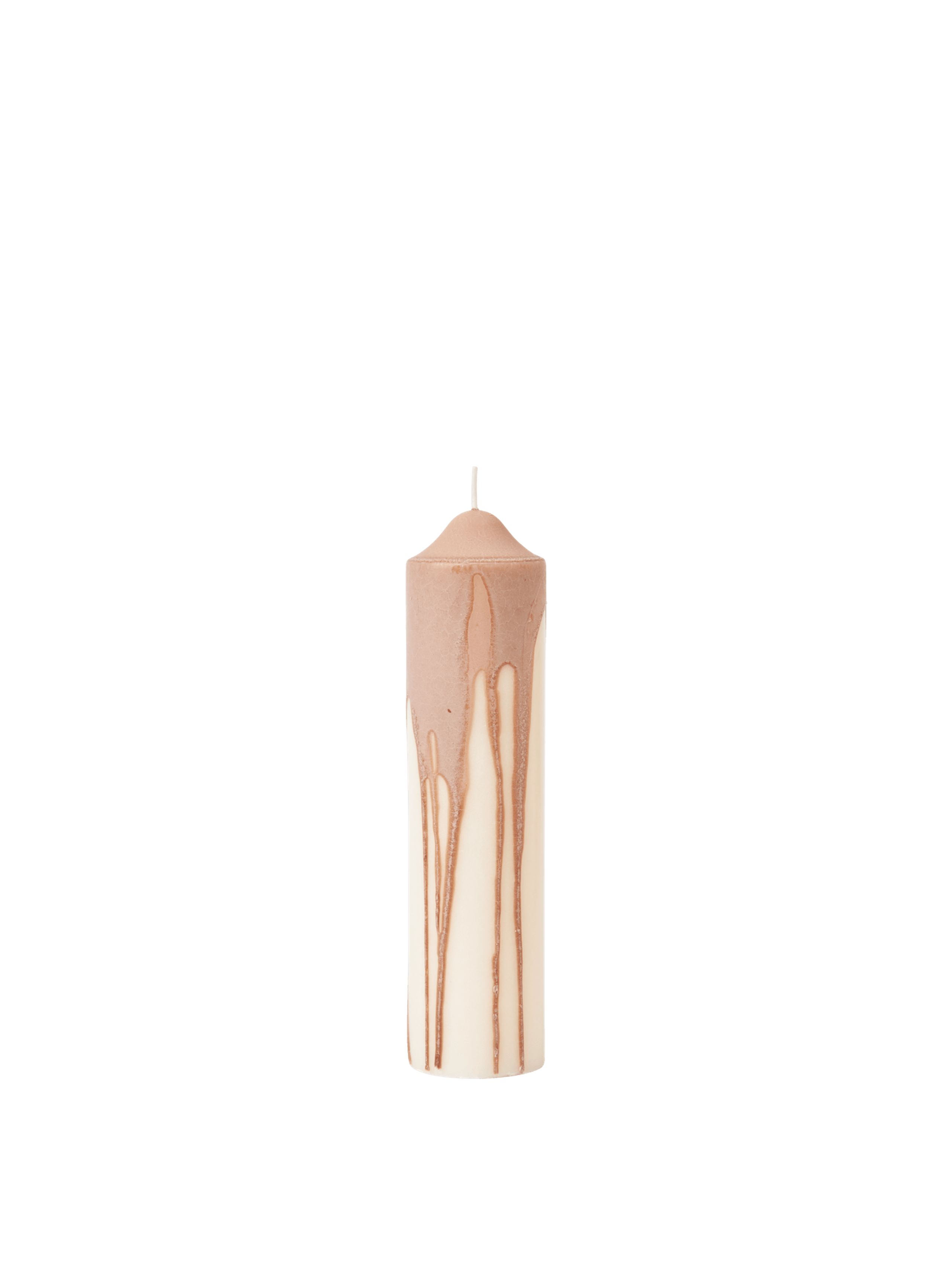Ferm Living - Prato refractário - Dryp Pillar Candle - Beige