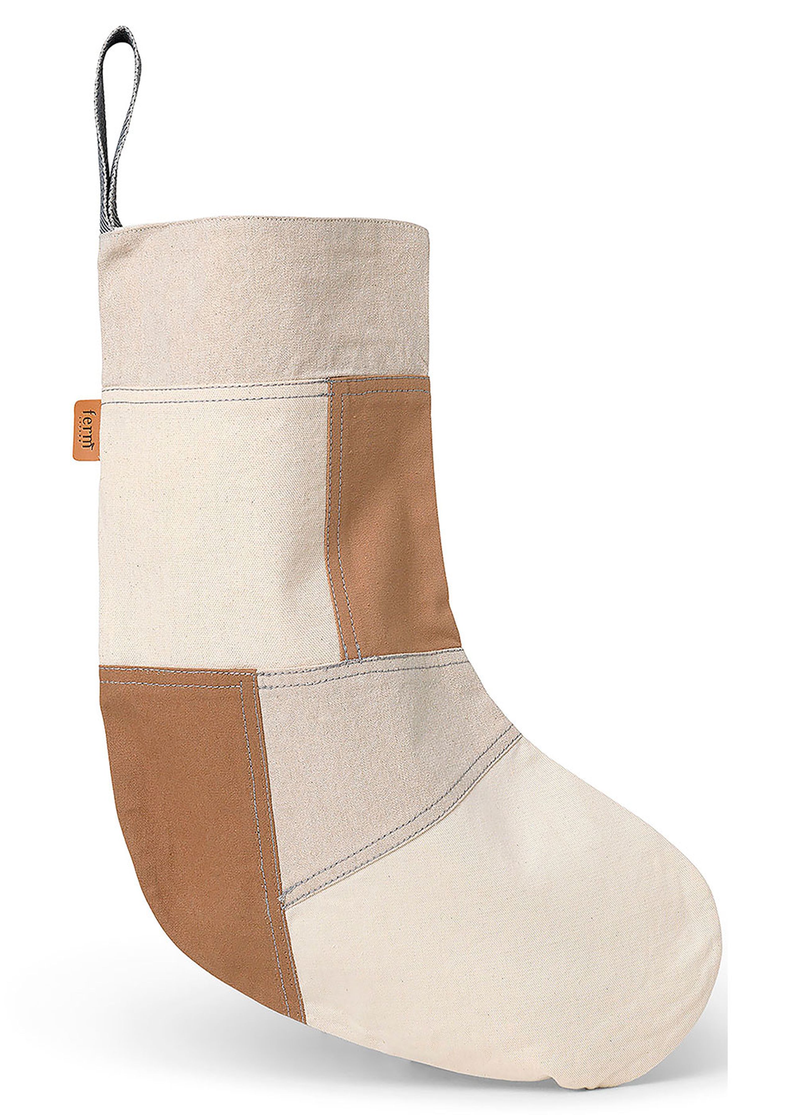 Ferm Living - Decoración navideña - Christmas Stocking - Tonal