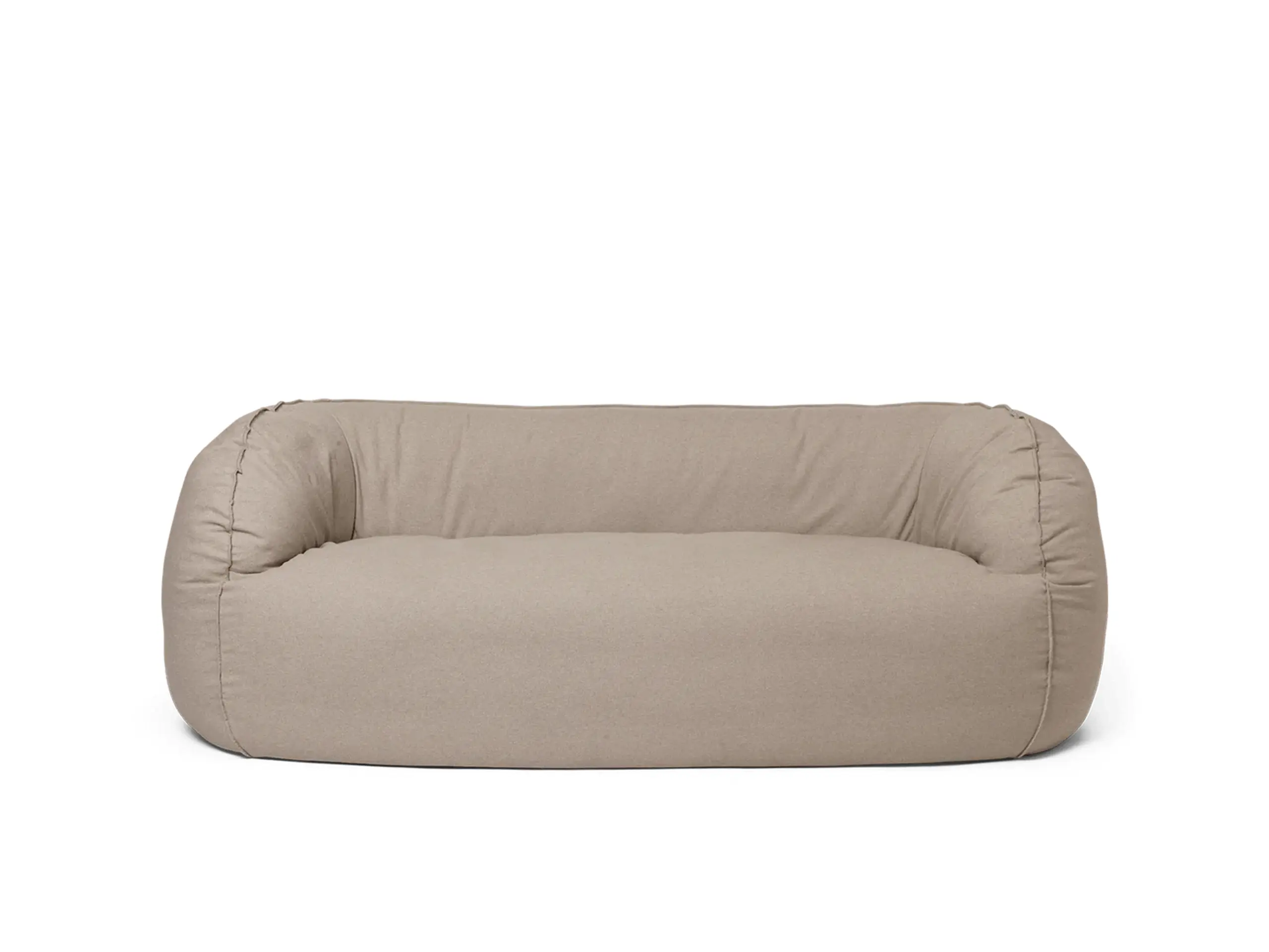 Ferm Living - 2-Personen-Sofa - Nesten 2-seater - Re-cotton - Natural - Re-Cotton - Natural