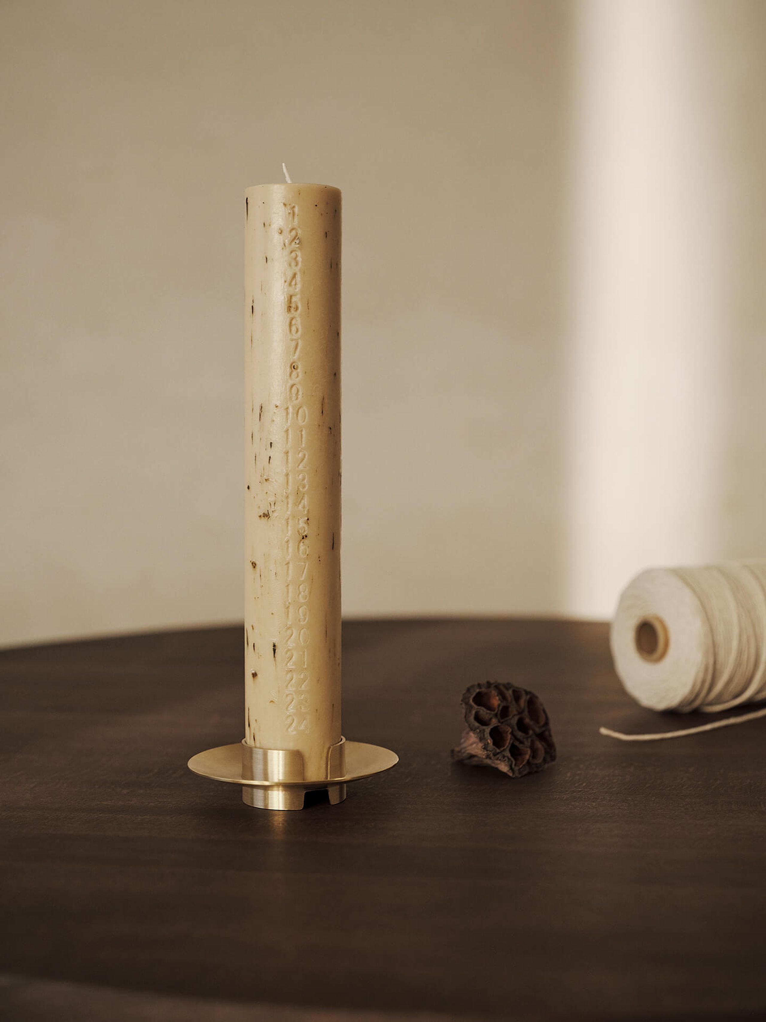 Ferm Living - Calendar candle - Mura Advent Candle - Oat