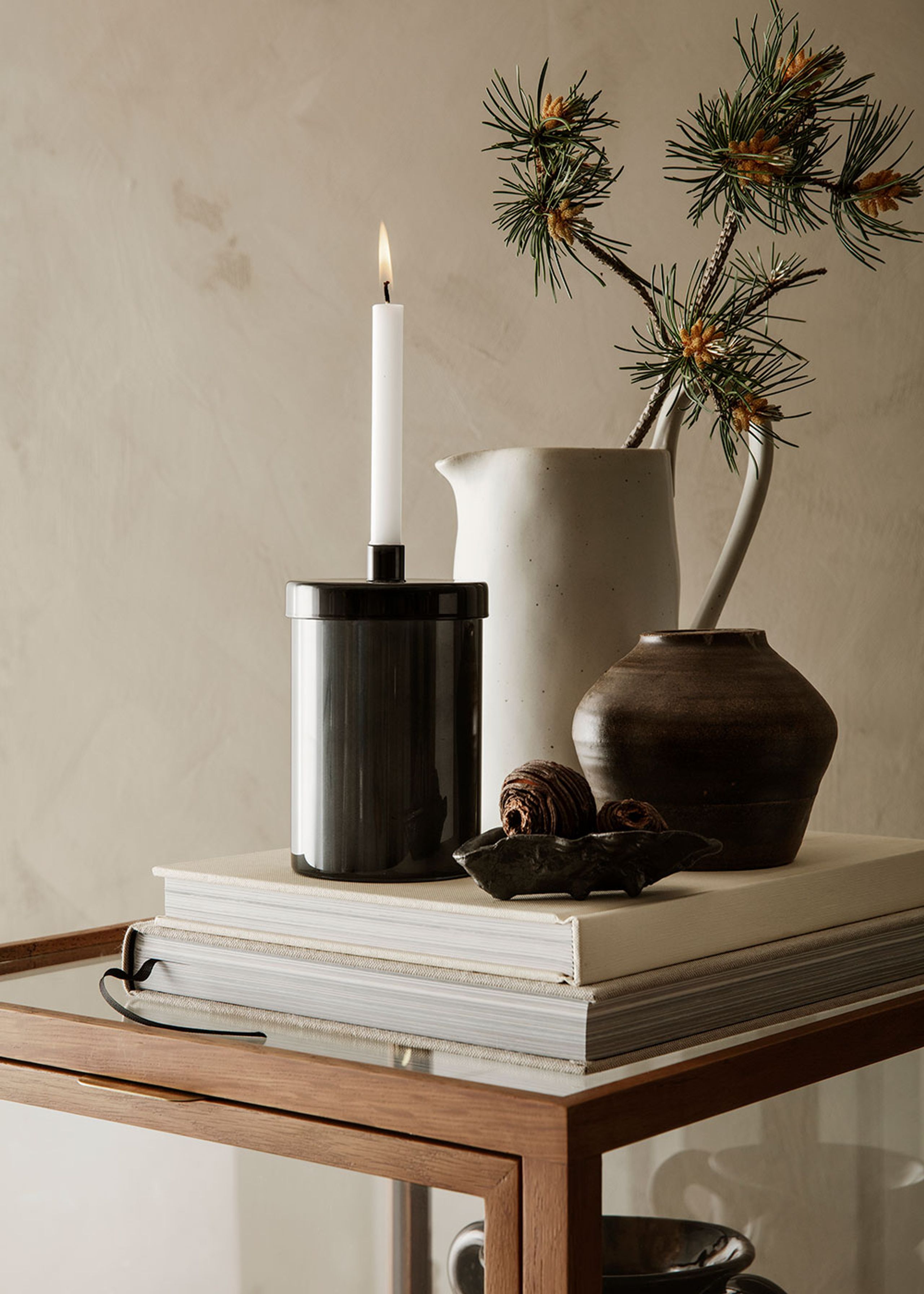 Ferm Living - Jug - Flow Jug - Off-white / Speckle