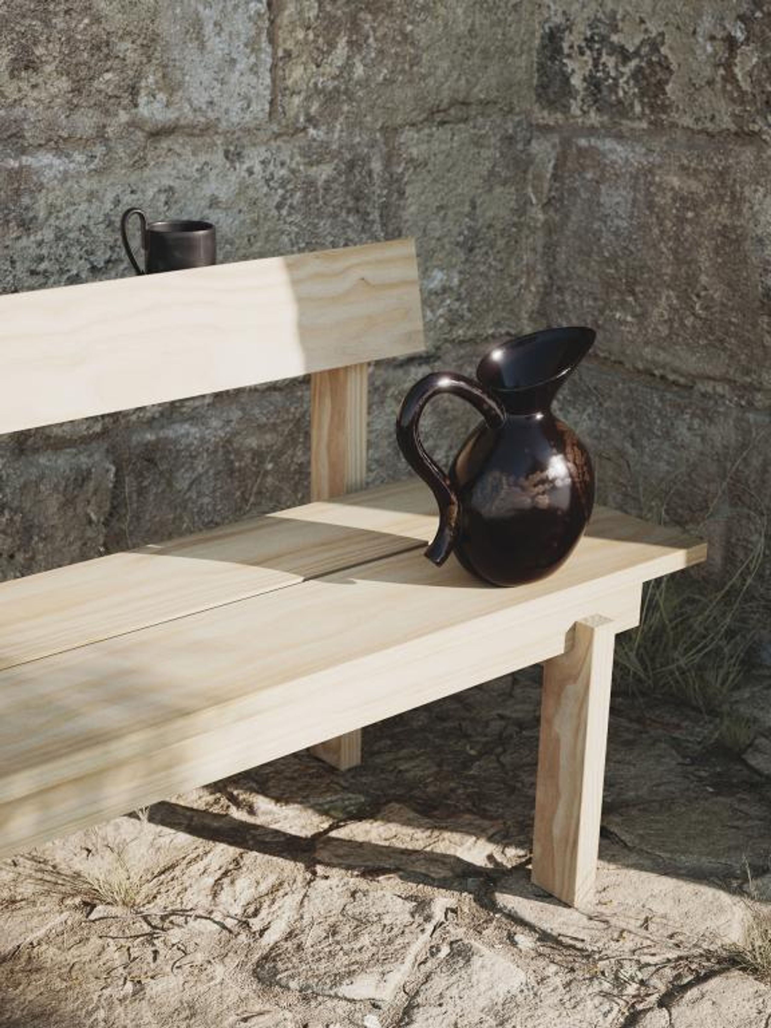 Ferm Living - Kande - Verso Jug - Sort & Brun