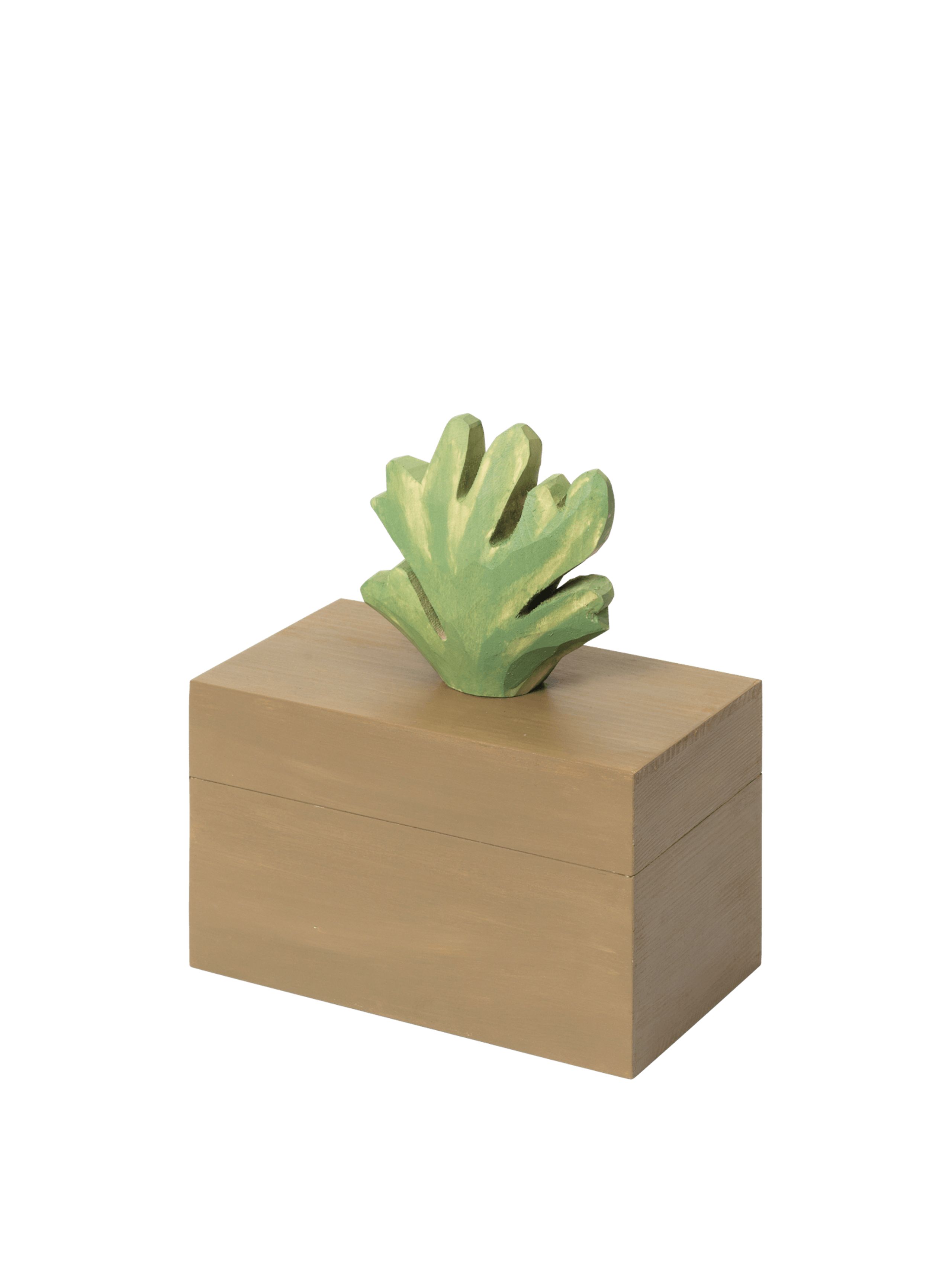 Ferm Living - Scatole - Harbour Box - Coral - Mistletoe/Tan