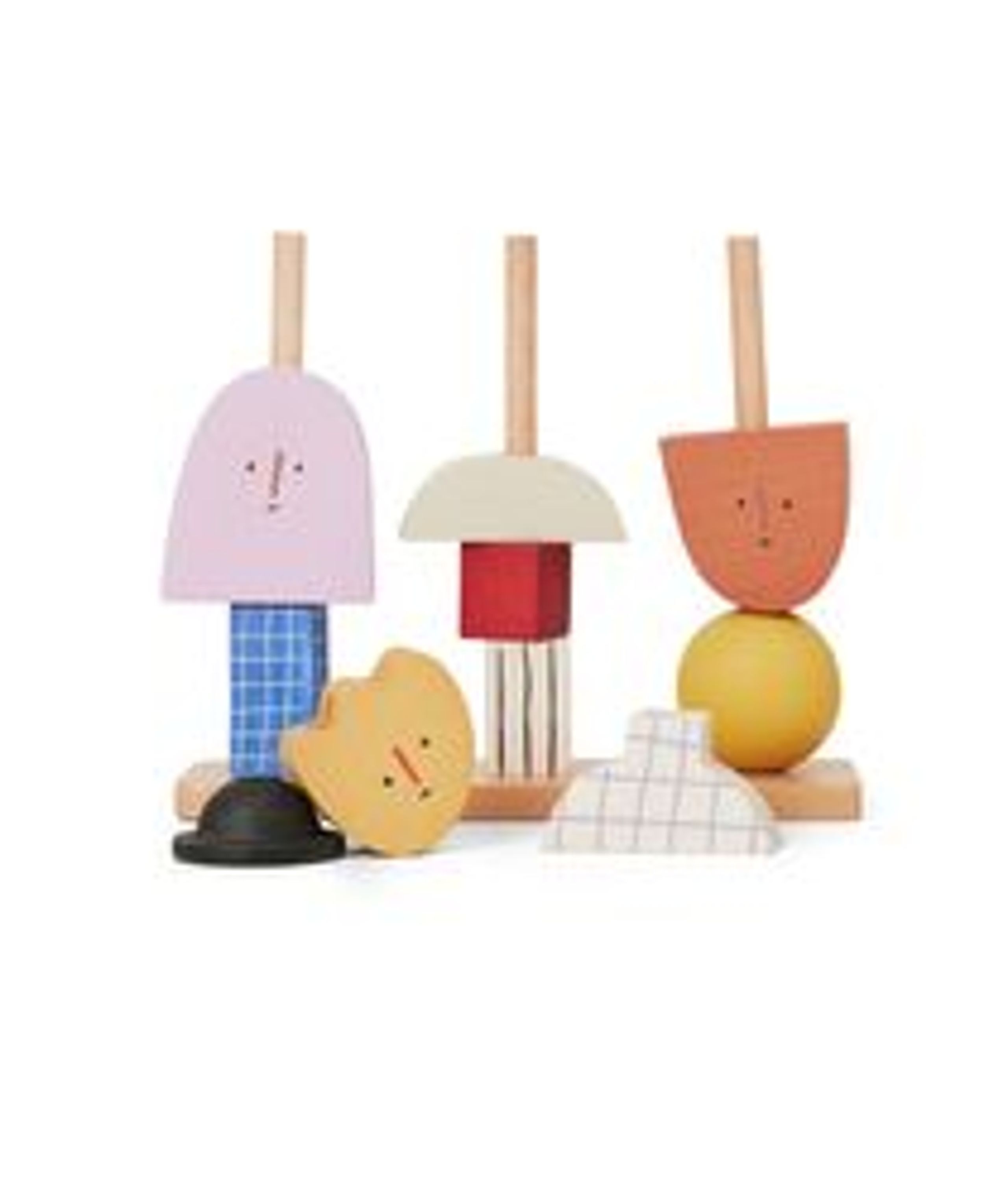 Ferm Living - Blocks - Character Stacking Blocks - Multi