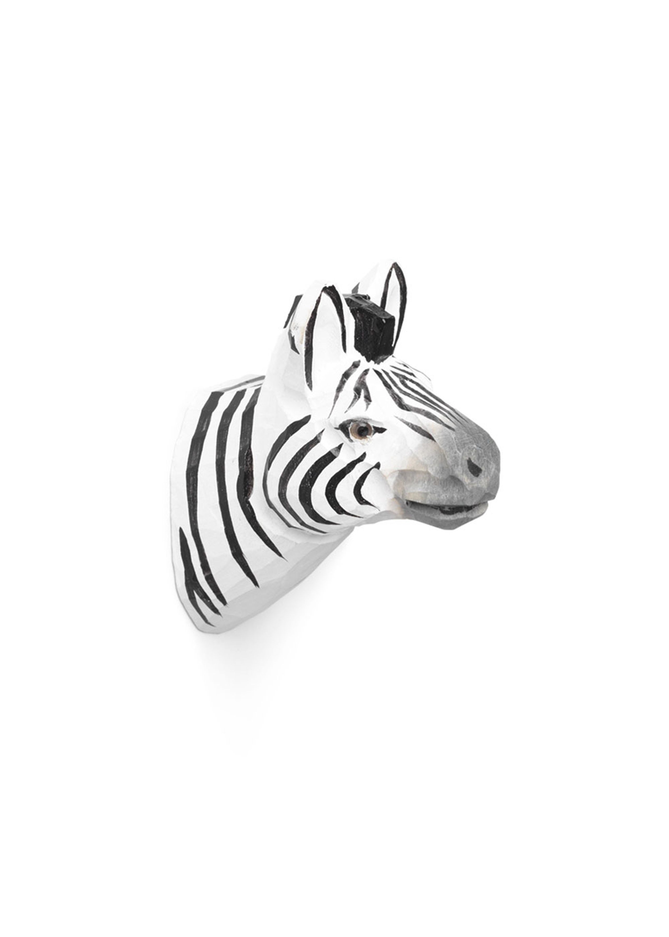 Ferm Living - Knager - Animal Hand-Carved Hook - Zebra