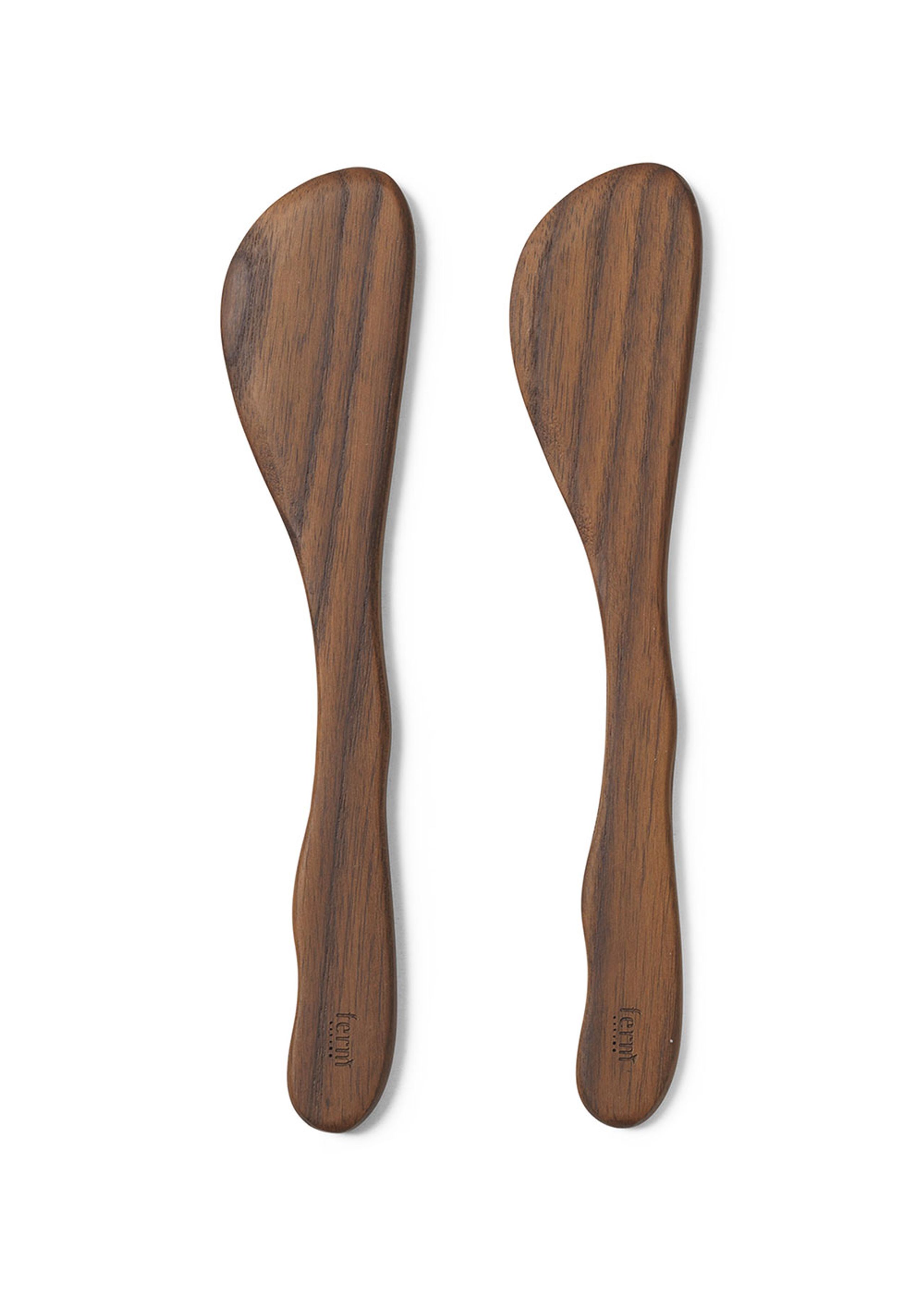 Ferm Living - Couteau - Cairn Butter Knives - Dark Brown