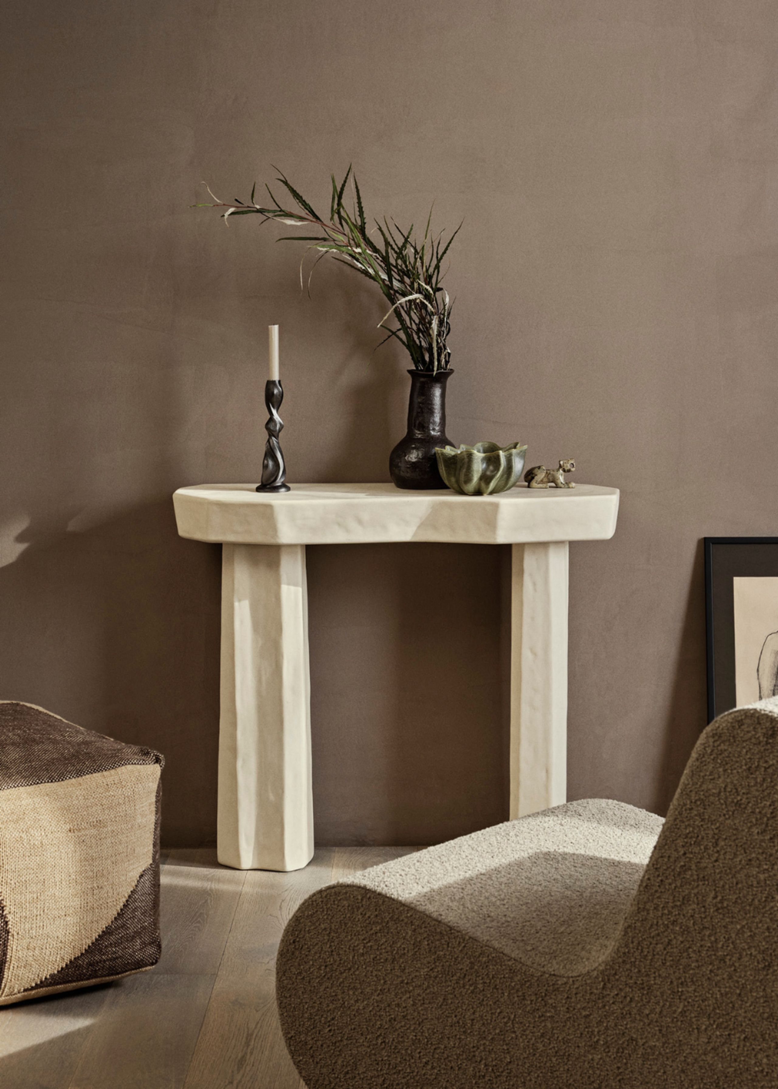 Ferm Living - Console table - Staffa Console Table - Ivory - Ivory