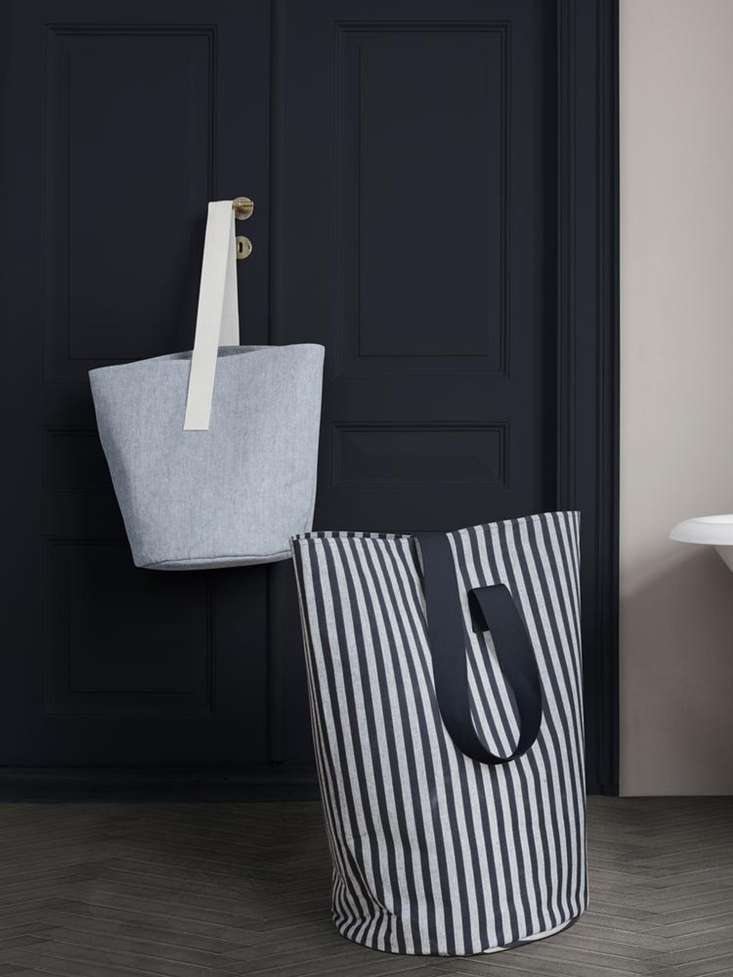 Ferm Living - Mand - Chambray Basket - Blue
