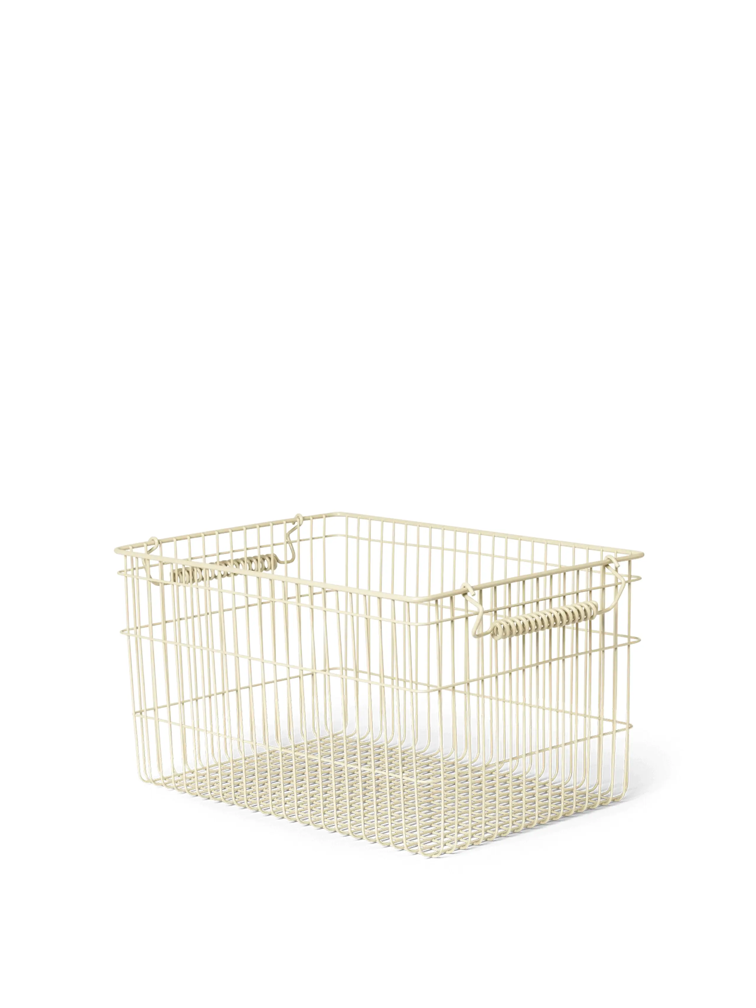 Ferm Living - Korb - Cala Stackable Baskets - Set Of 2 - Set of 2 - Cashmere