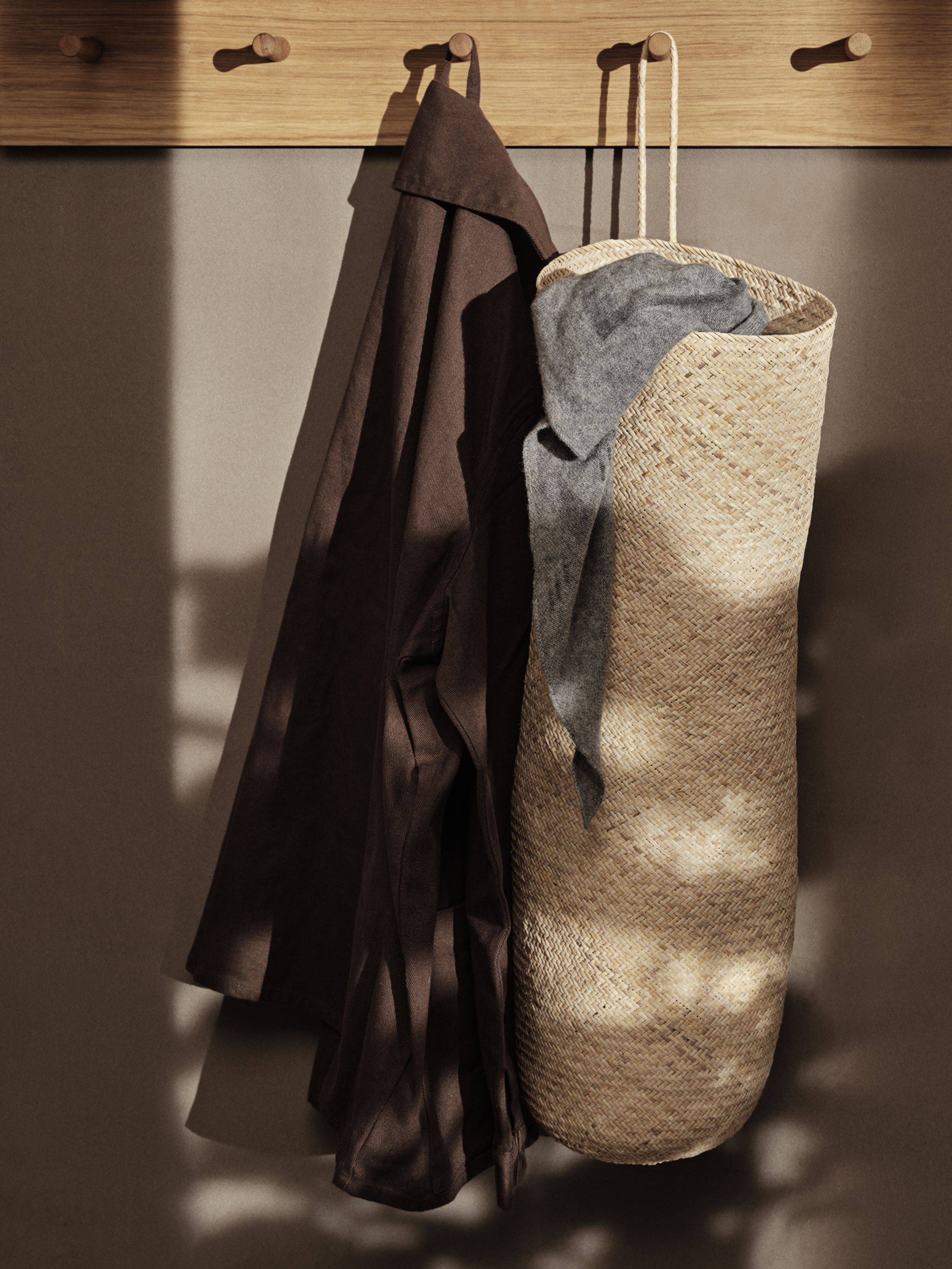 Ferm Living - Mand - Sato Long Basket - Natural - Natural