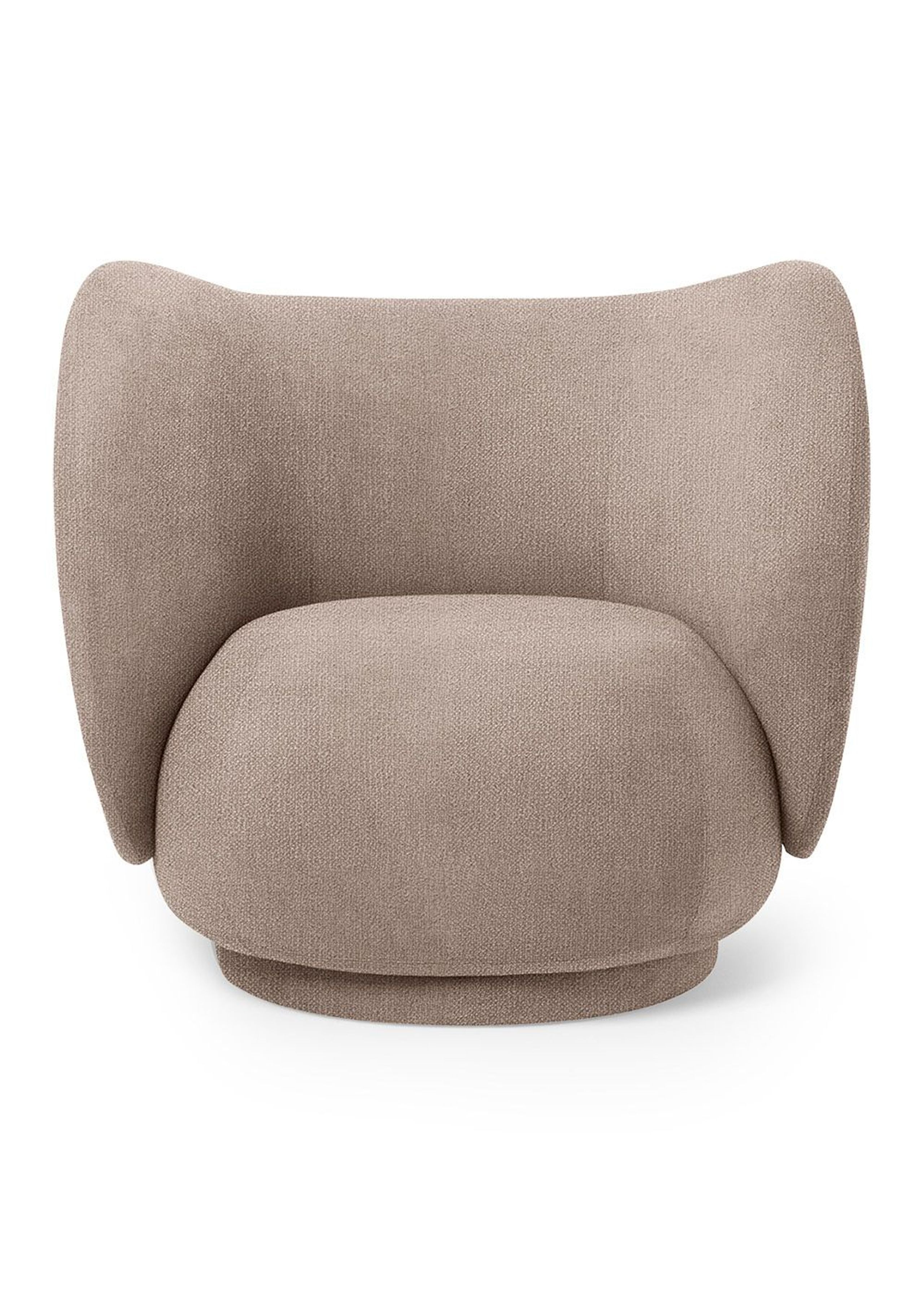 Ferm Living - Křeslo - Rico Lounge Chair - Bouclé - Sand