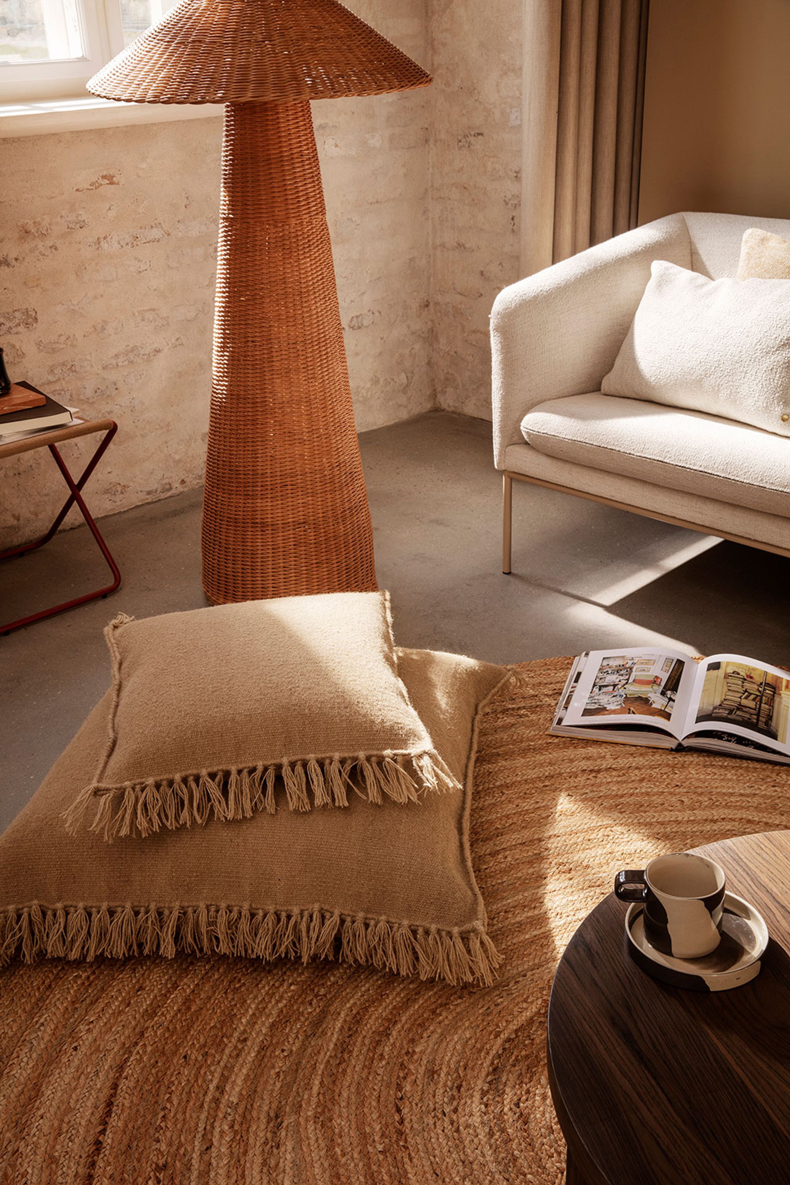 Ferm Living - Fauteuil - Turn 1-Seater - Black - Grain - Cashmere