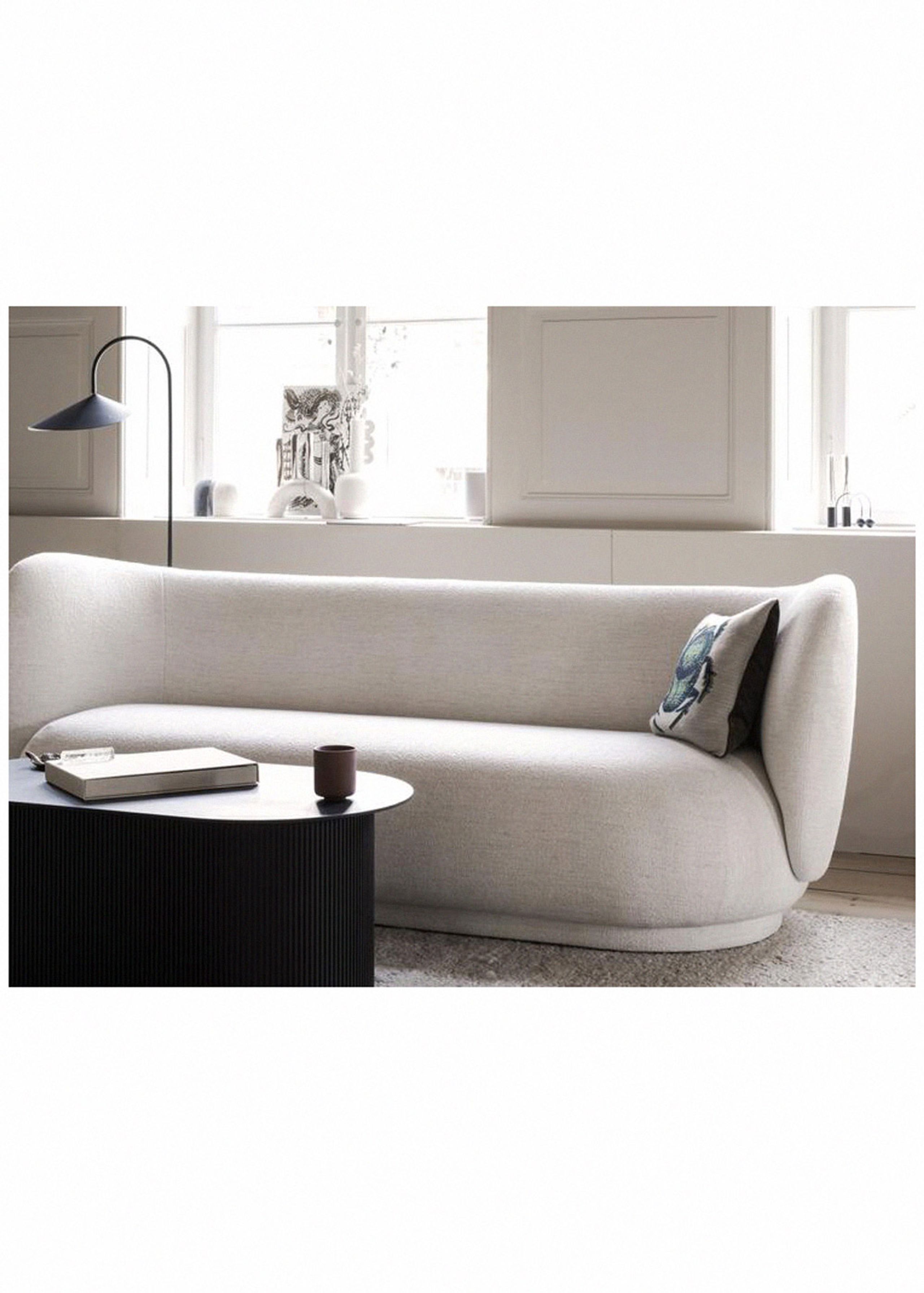 Ferm Living - Armchair - Rico 3-pers Sofa - Bouclé - Off-White