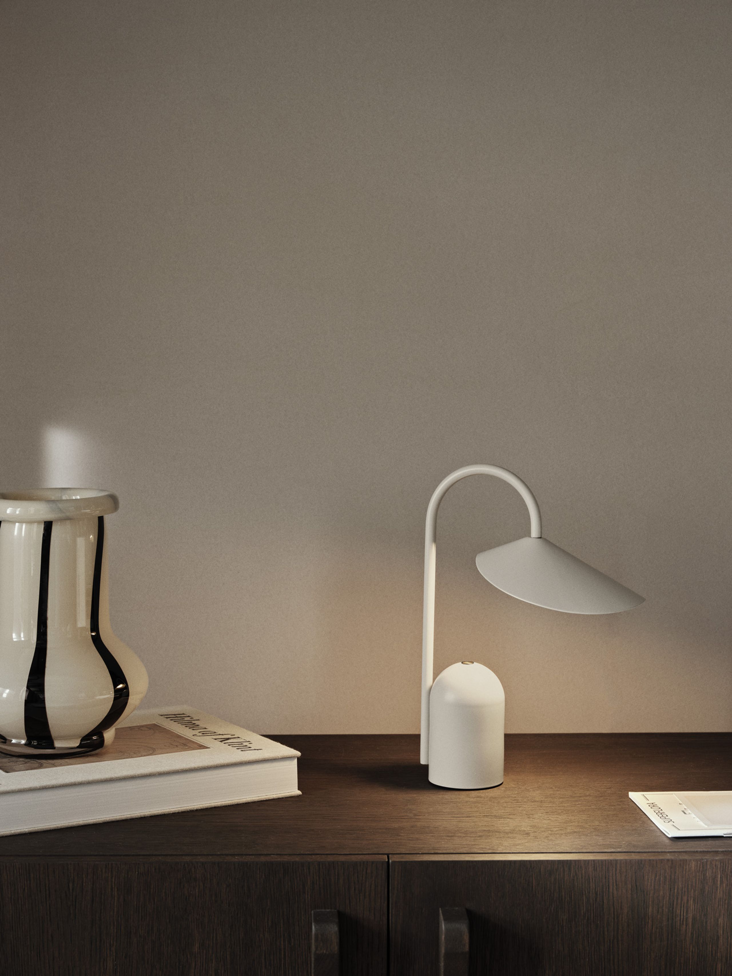 Ferm Living - Lampada - Arum Portable Lamp - Cashmere