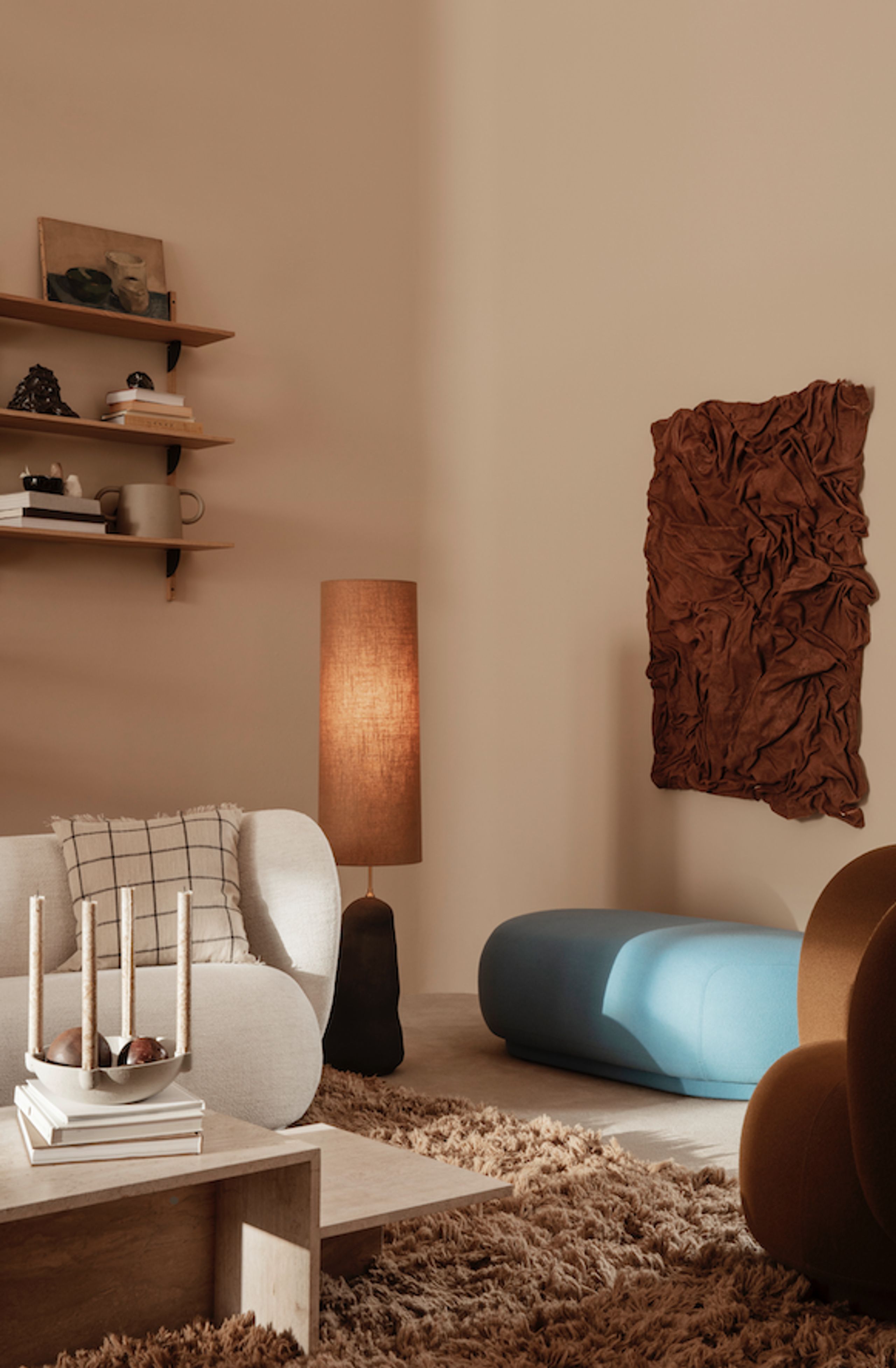 Ferm Living - Lamp - Hebe Base - Dark Grey - Large