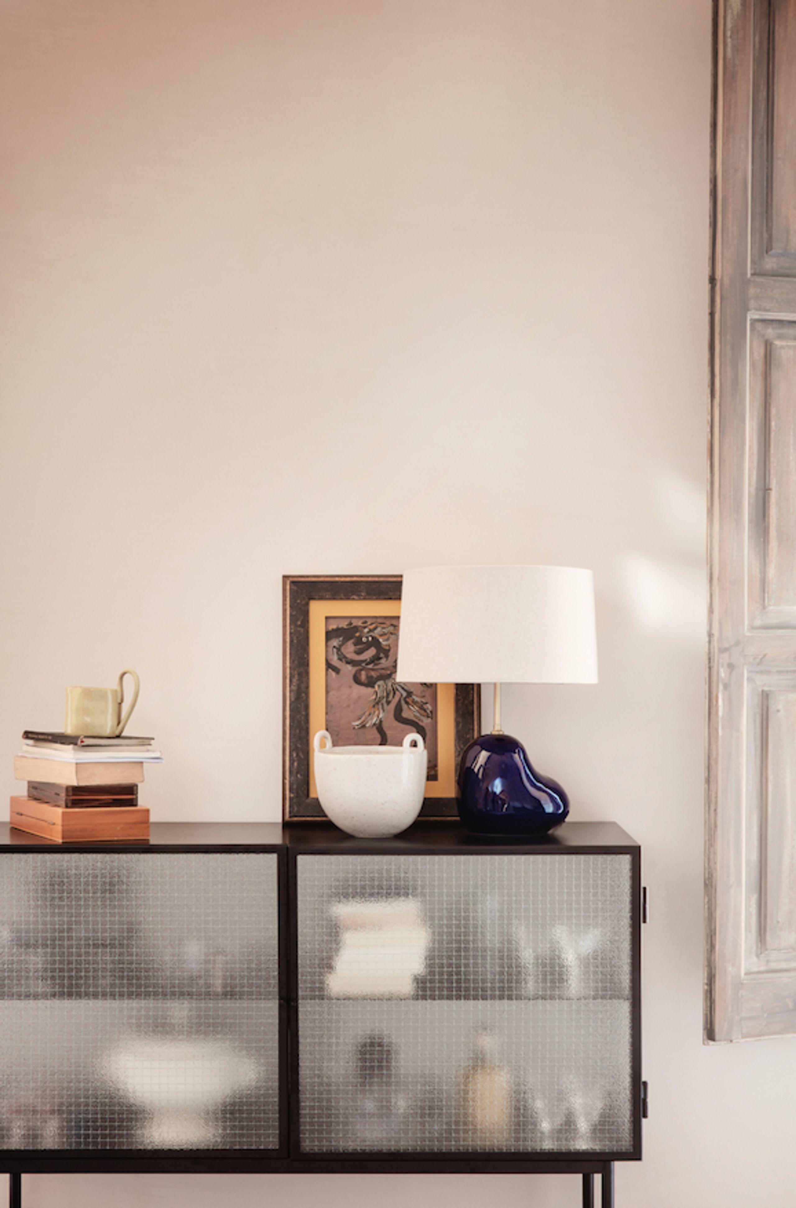 Ferm Living - Lamp - Hebe Base - Deep Blue - Medium