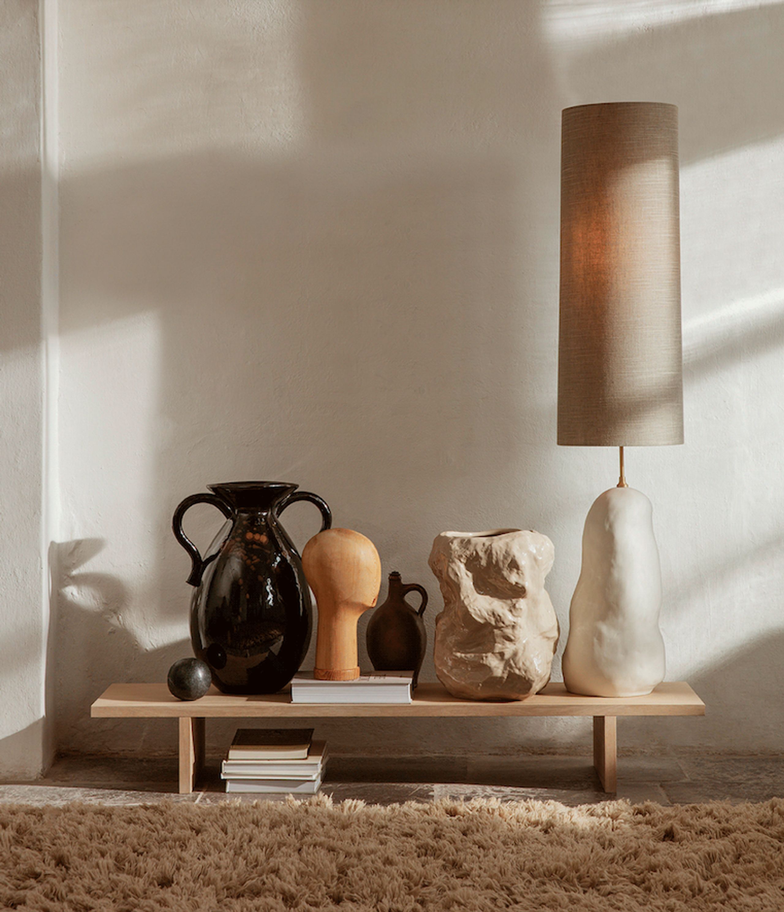 Ferm Living - Lamp - Hebe Base - Off-White - Large