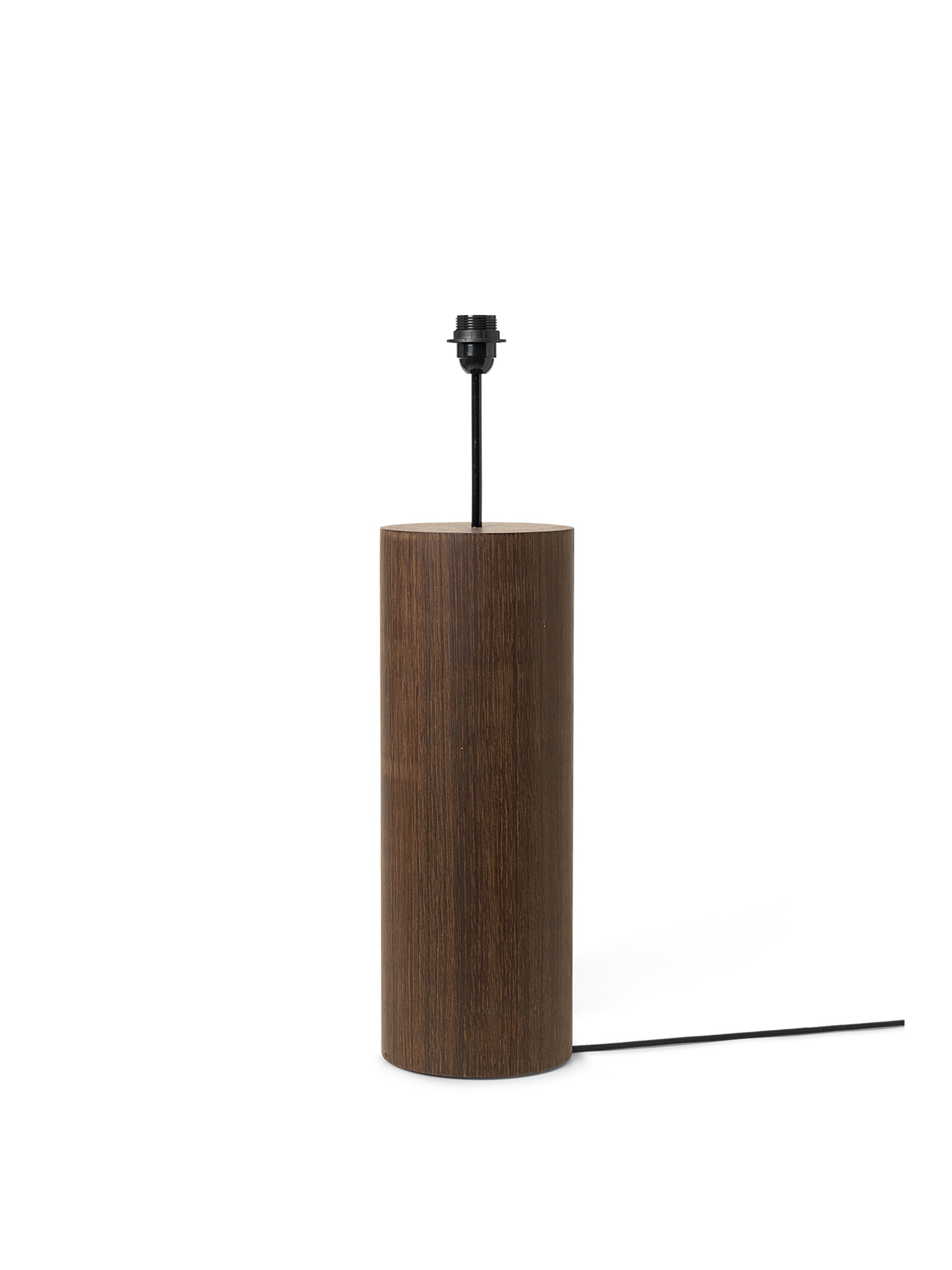 Ferm Living - Lampa - Post table lamps base - Dark Brown large