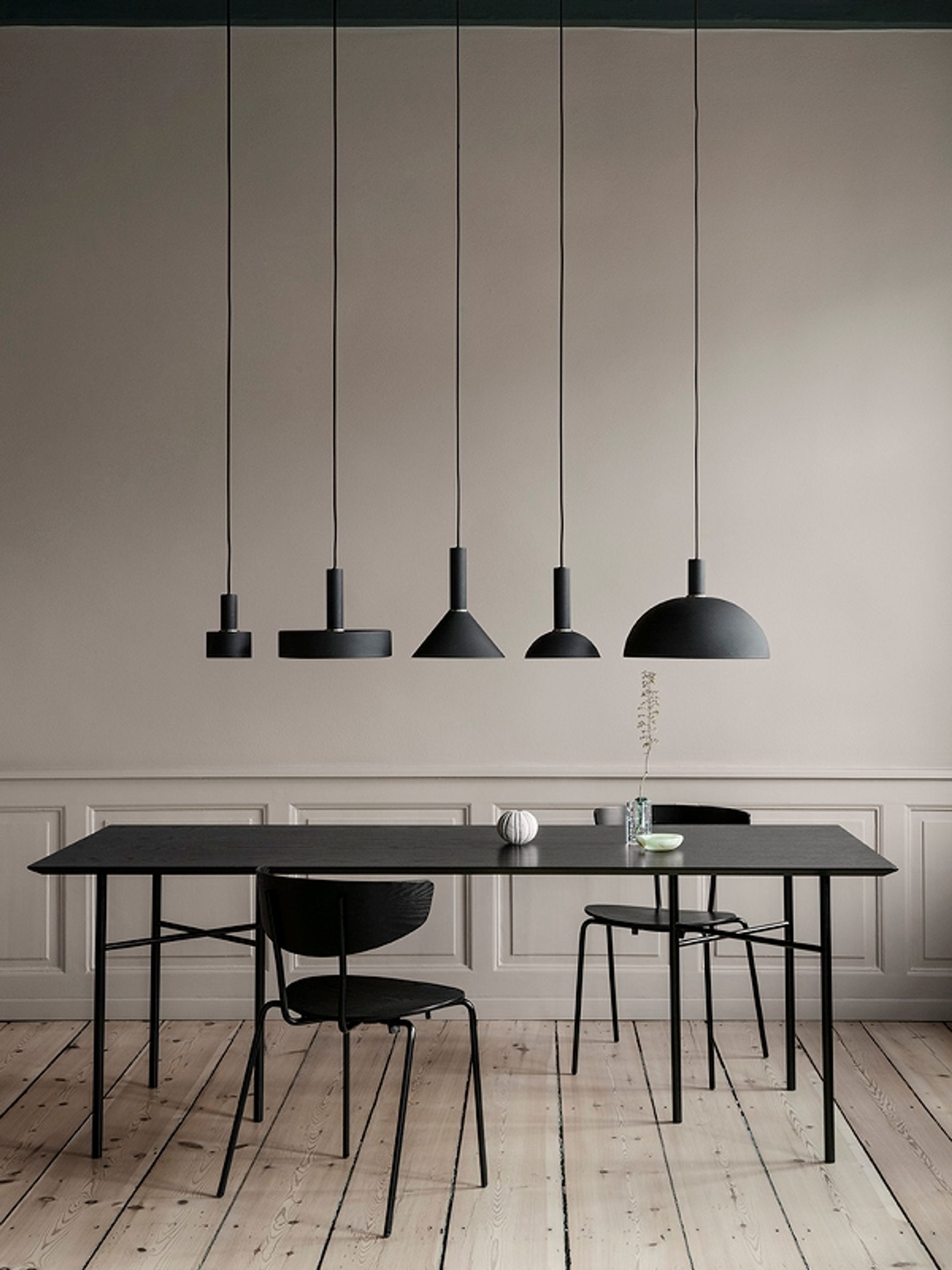 Ferm Living - Lampada - Collect a Light - Shades - Dome - Black