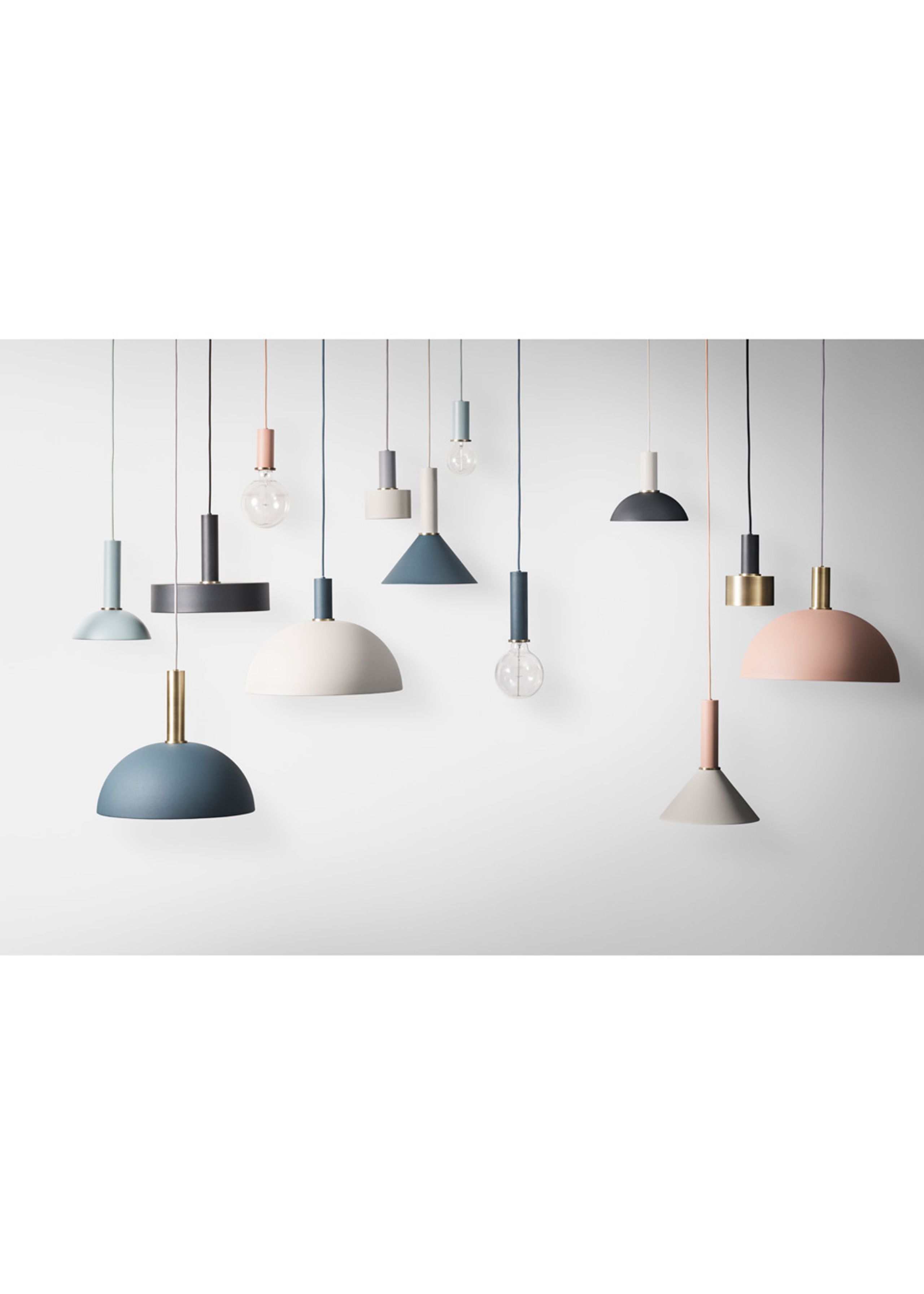 Ferm Living - Lamp - Shades - Dome - Brass