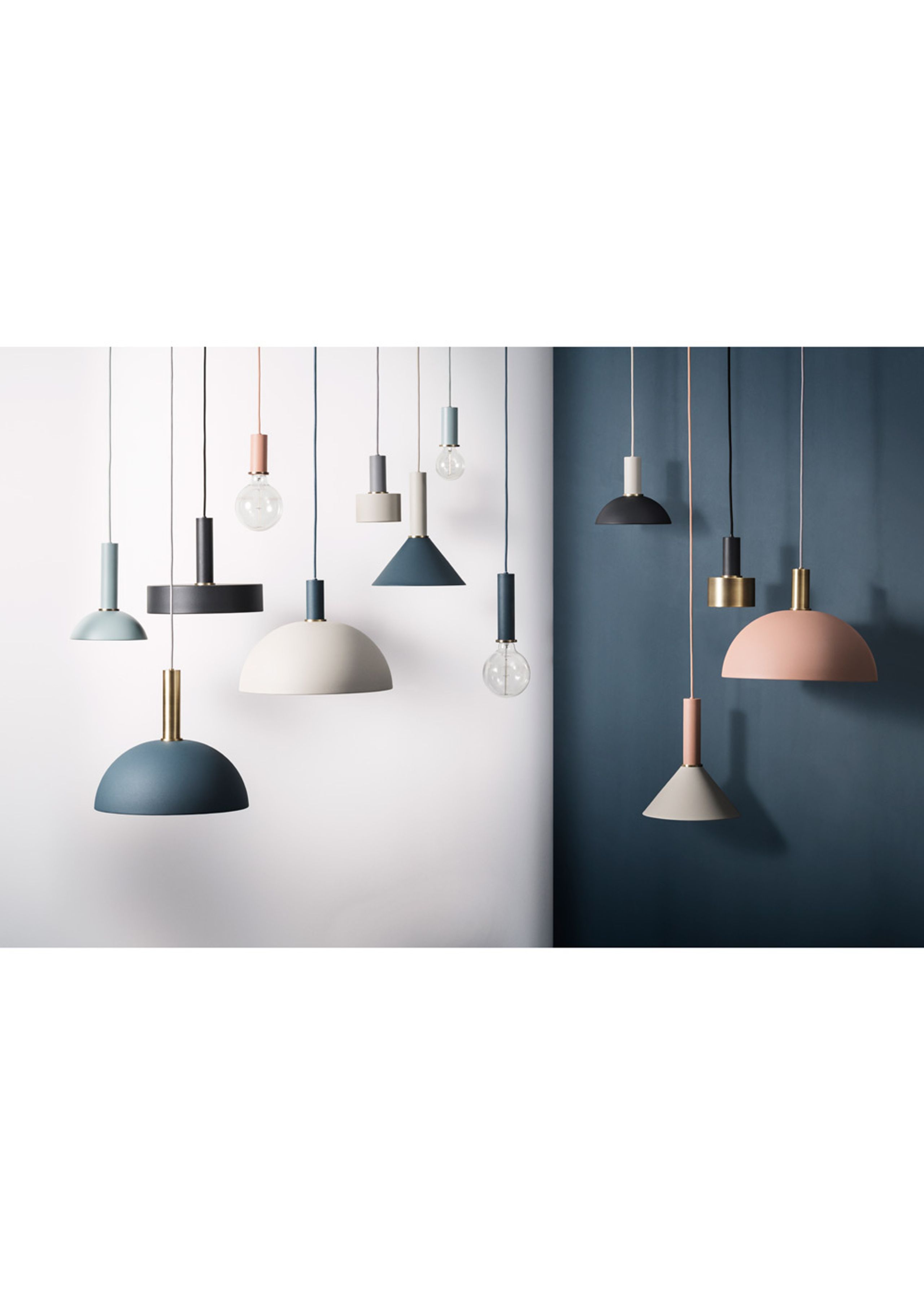 Ferm Living - Lamp - Shades - Record - Black