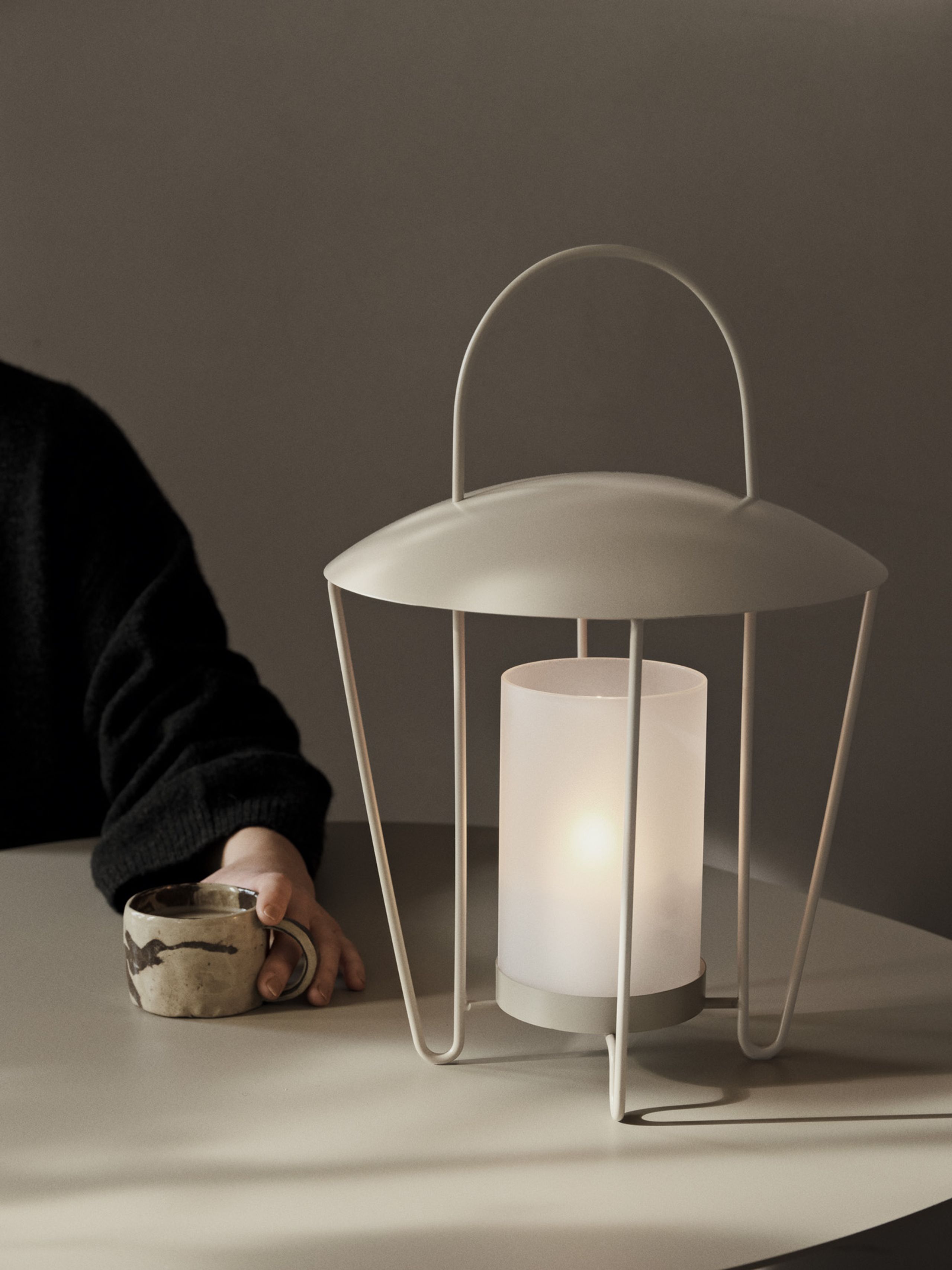 Ferm Living - Lanterne - Abri Lantern - Abri Lantern - Cashmere