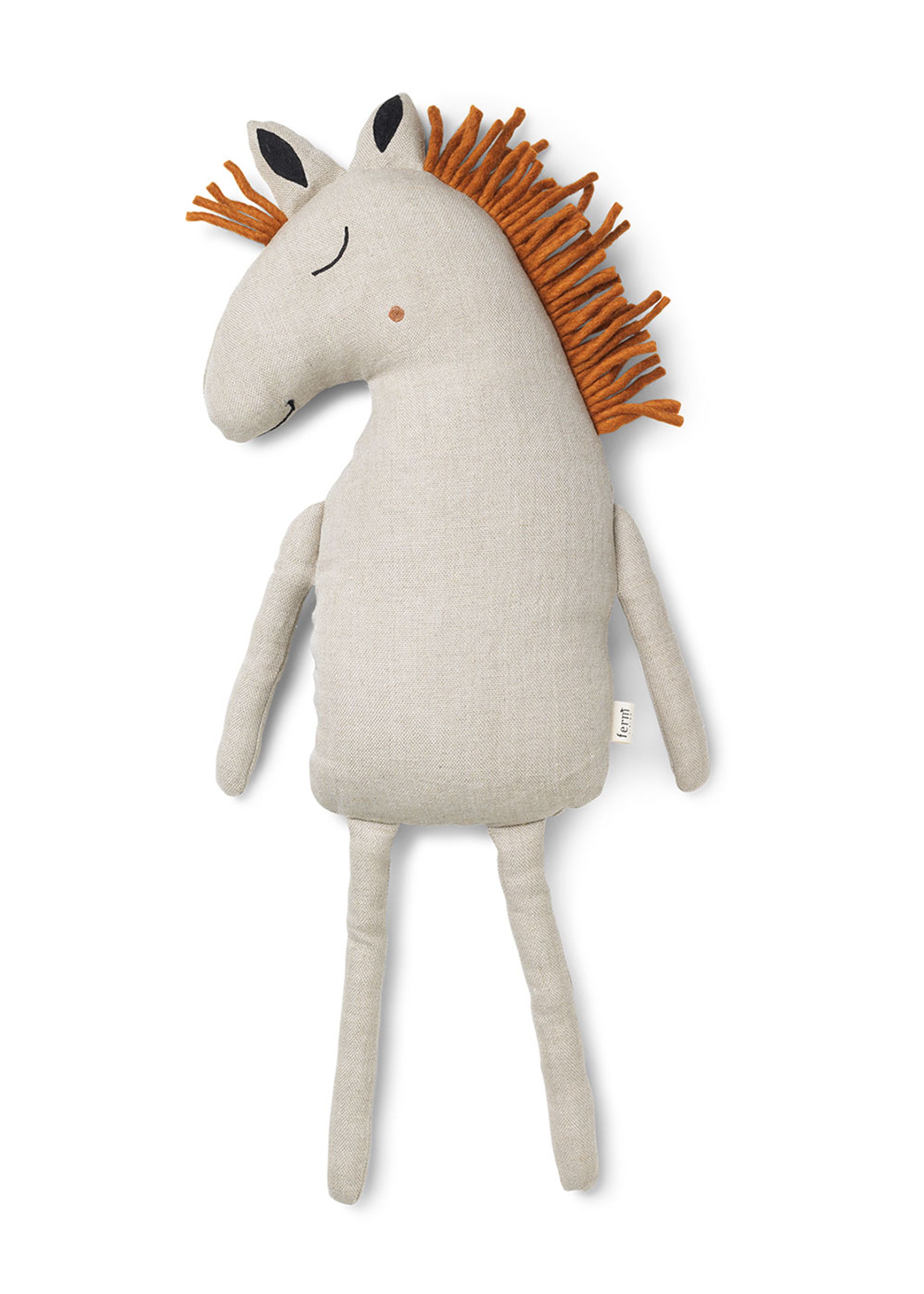 Ferm Living - Lelut - Horse Cushion - Natural