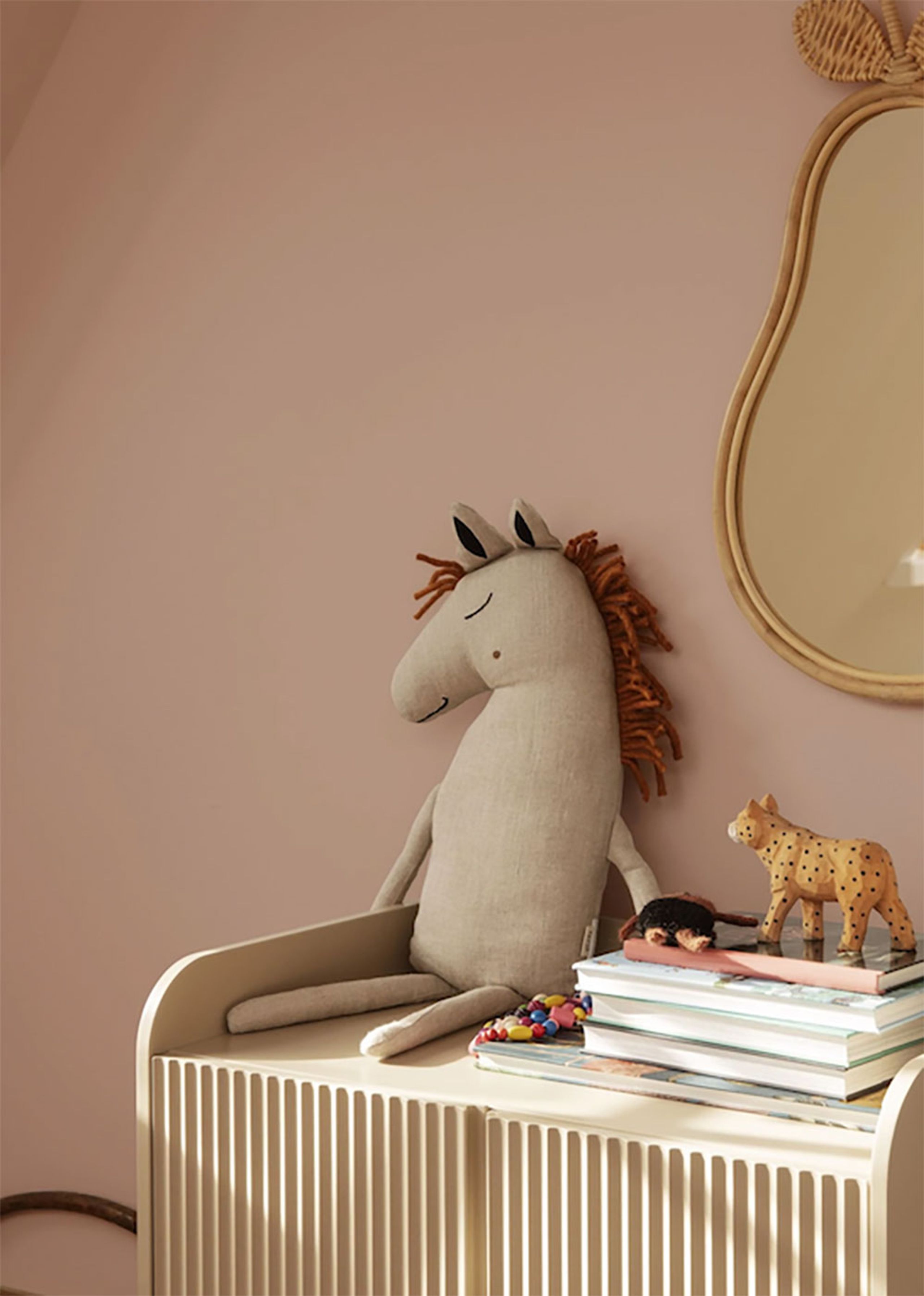Ferm Living - Lelut - Horse Cushion - Natural