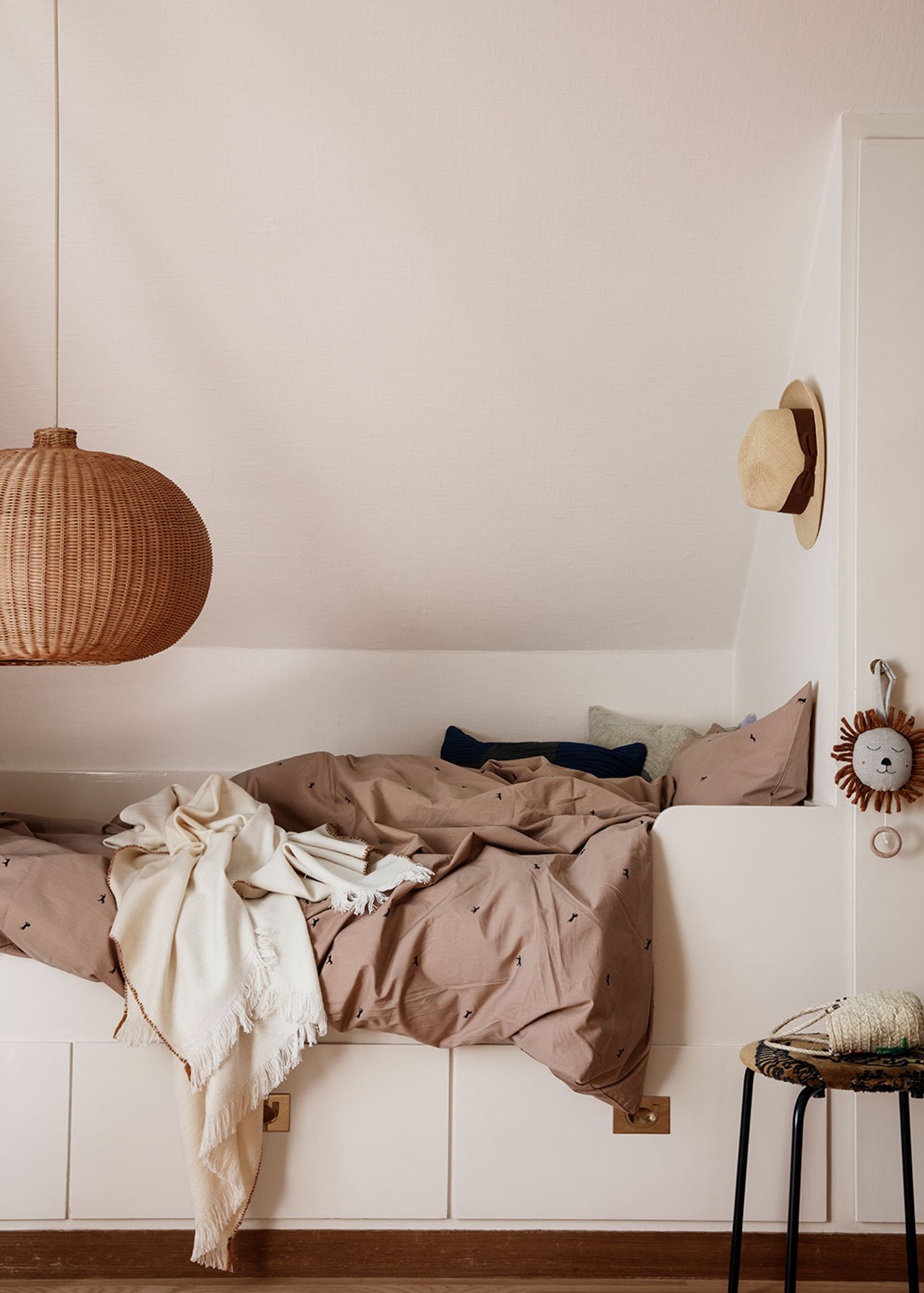 Ferm Living - Toys - Lion Music Mobile - Natural