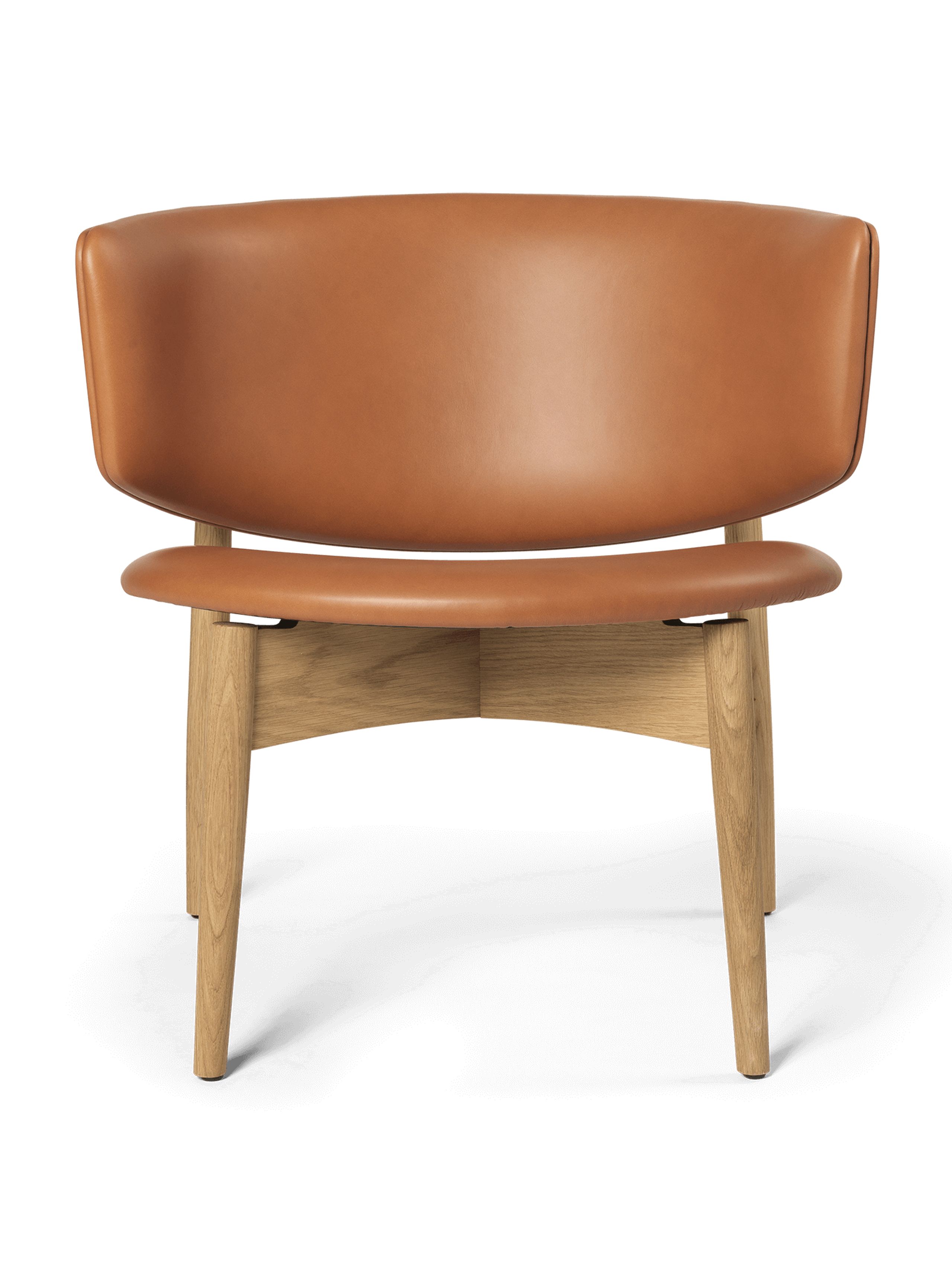 Ferm Living - Křeslo do obývacího pokoje - Herman Lounge - Oak/Envy 20320 Cognac