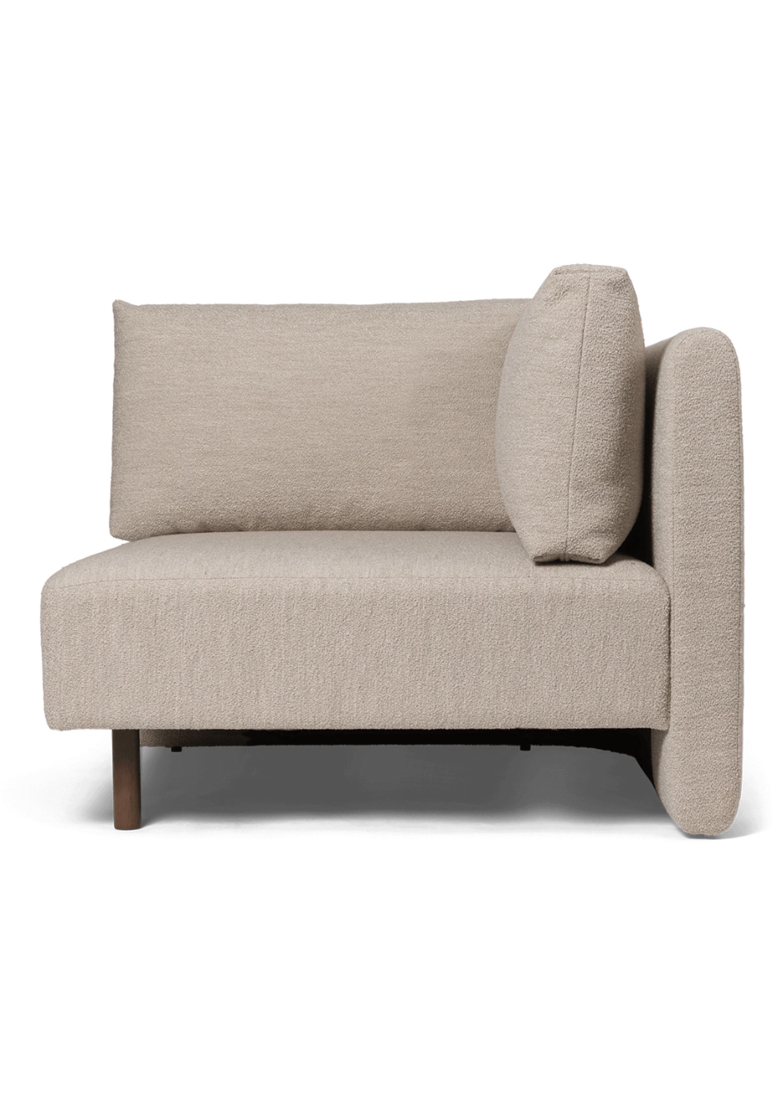 Ferm Living - Sofá modular - Dase Sofa - Corner - Soft Bouclé - Natural