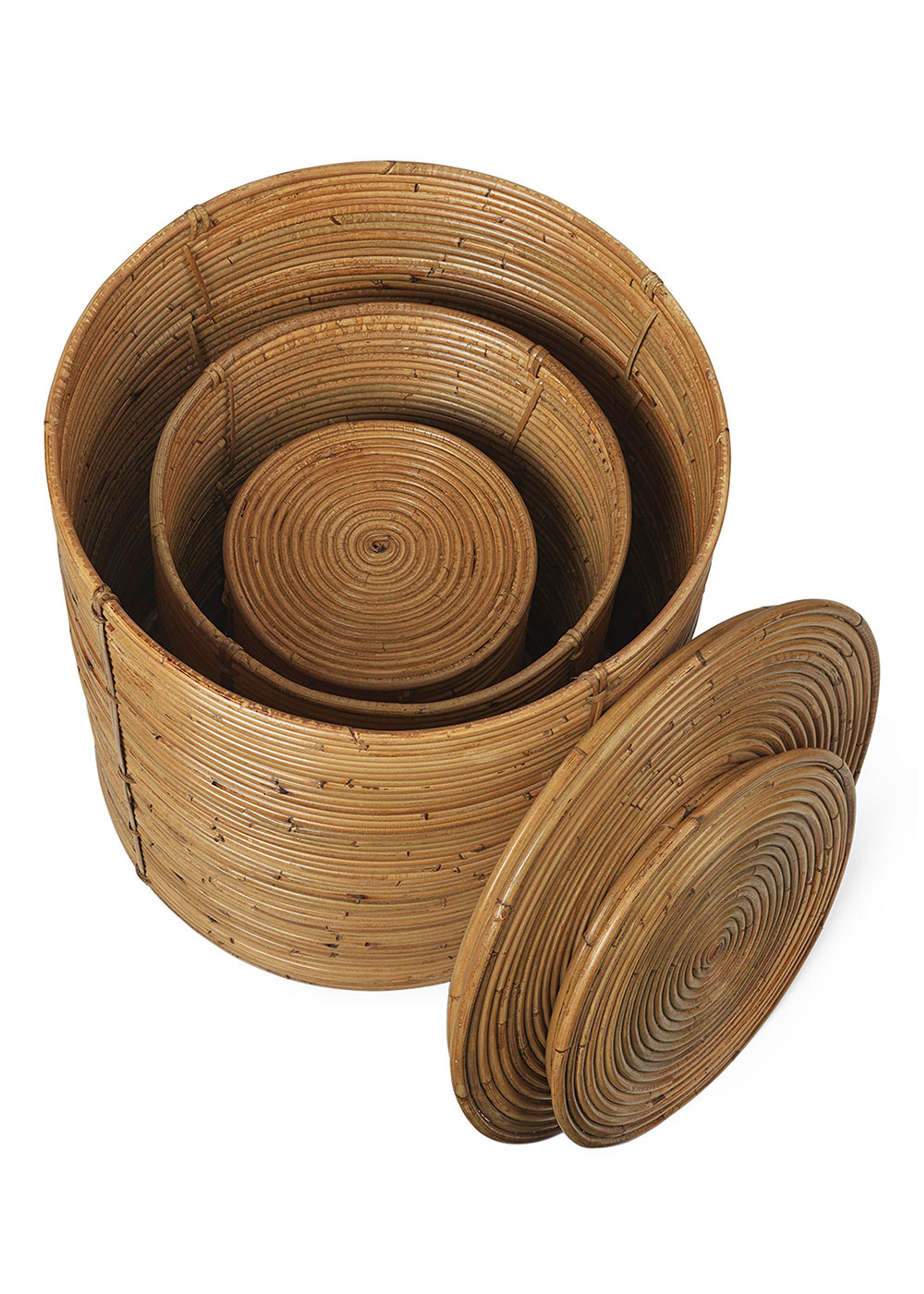 Ferm Living - Storage boxes - Column Storage - Natural