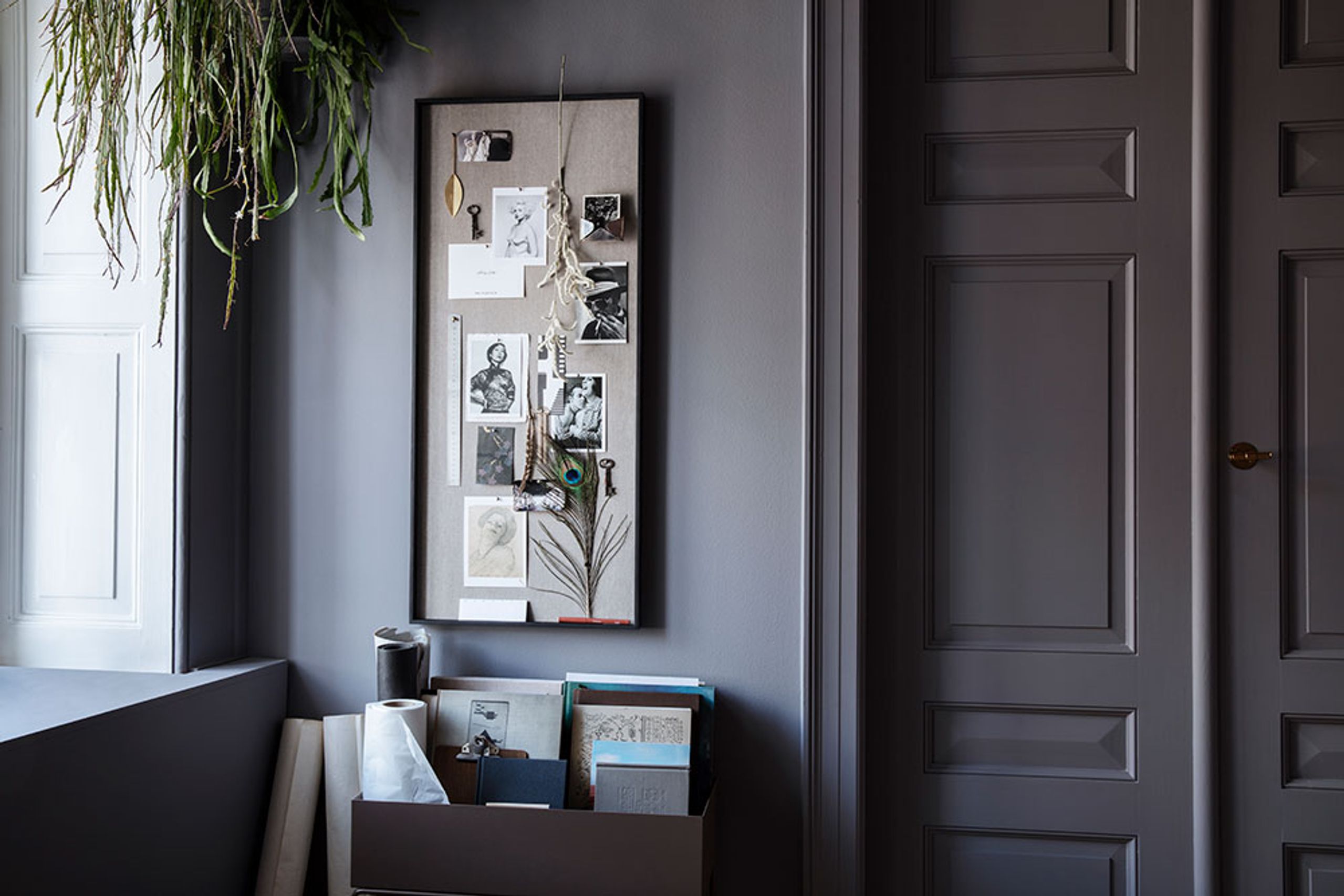 Ferm Living - Opslagstavle - Scenery Pinboard - Narrow - Black Oak