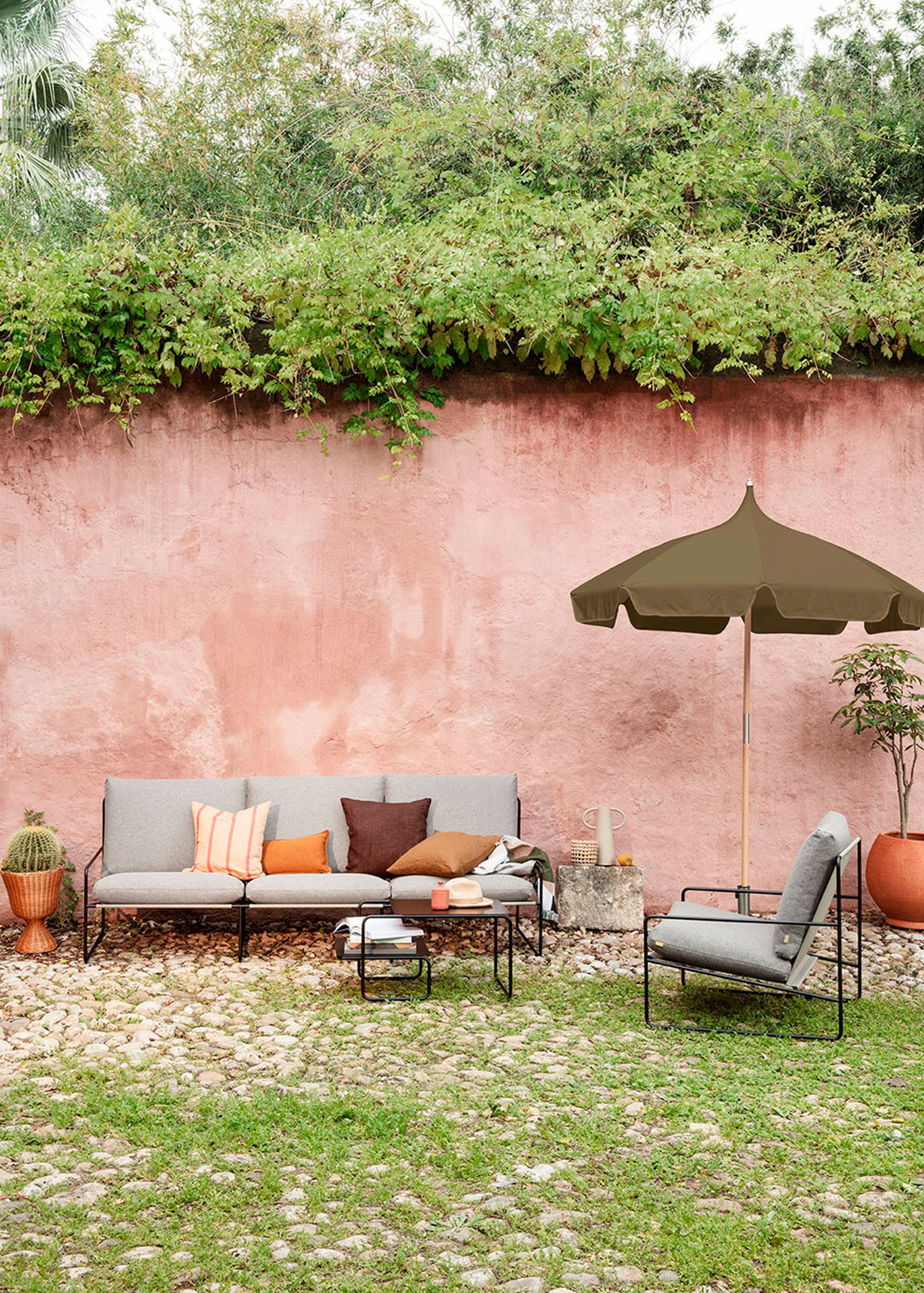 Ferm Living - Umbrella - Lull Parasol - Military Olive