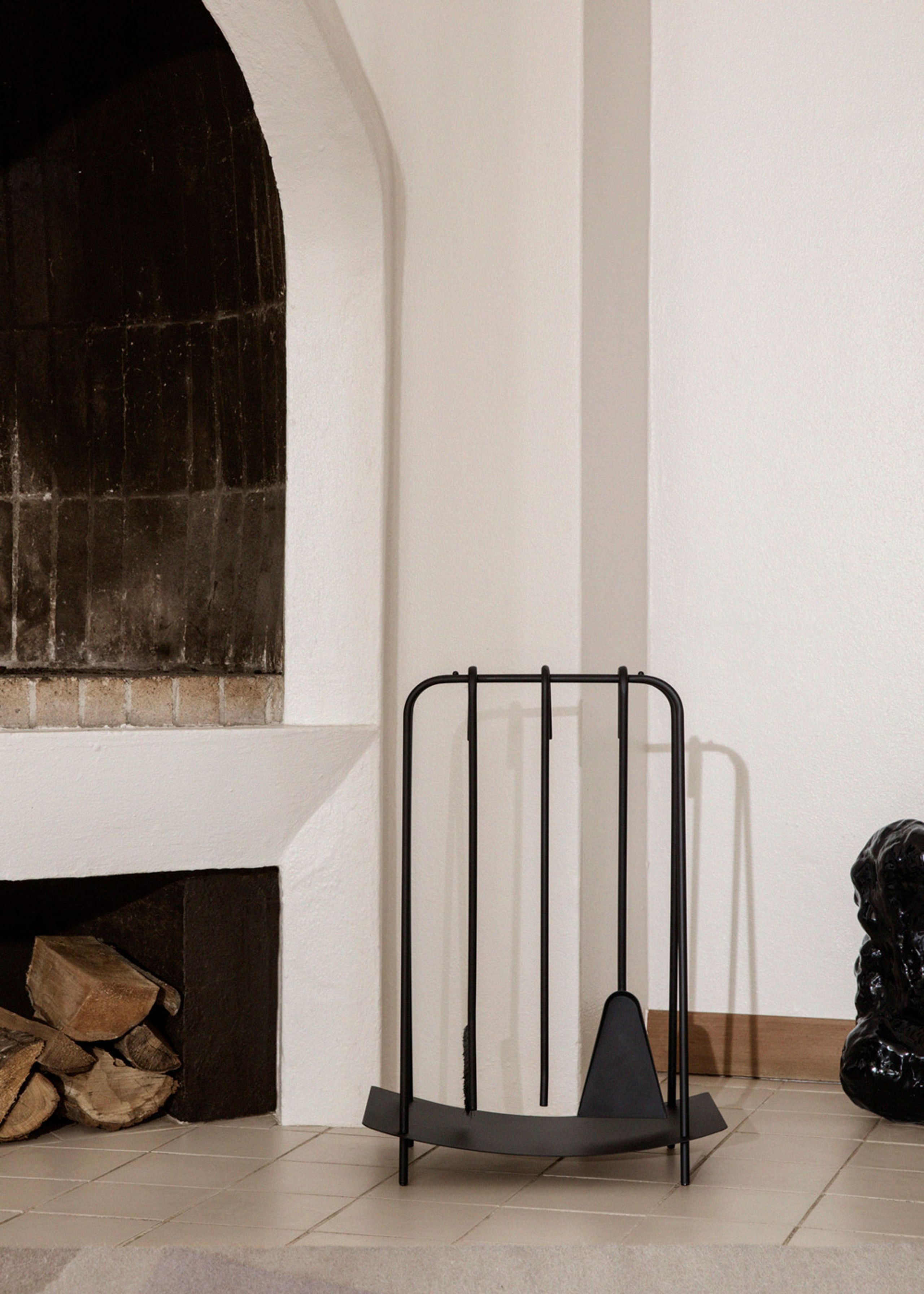 Ferm Living - Accessoires pour cheminées - Port Fireplace Tools - Black