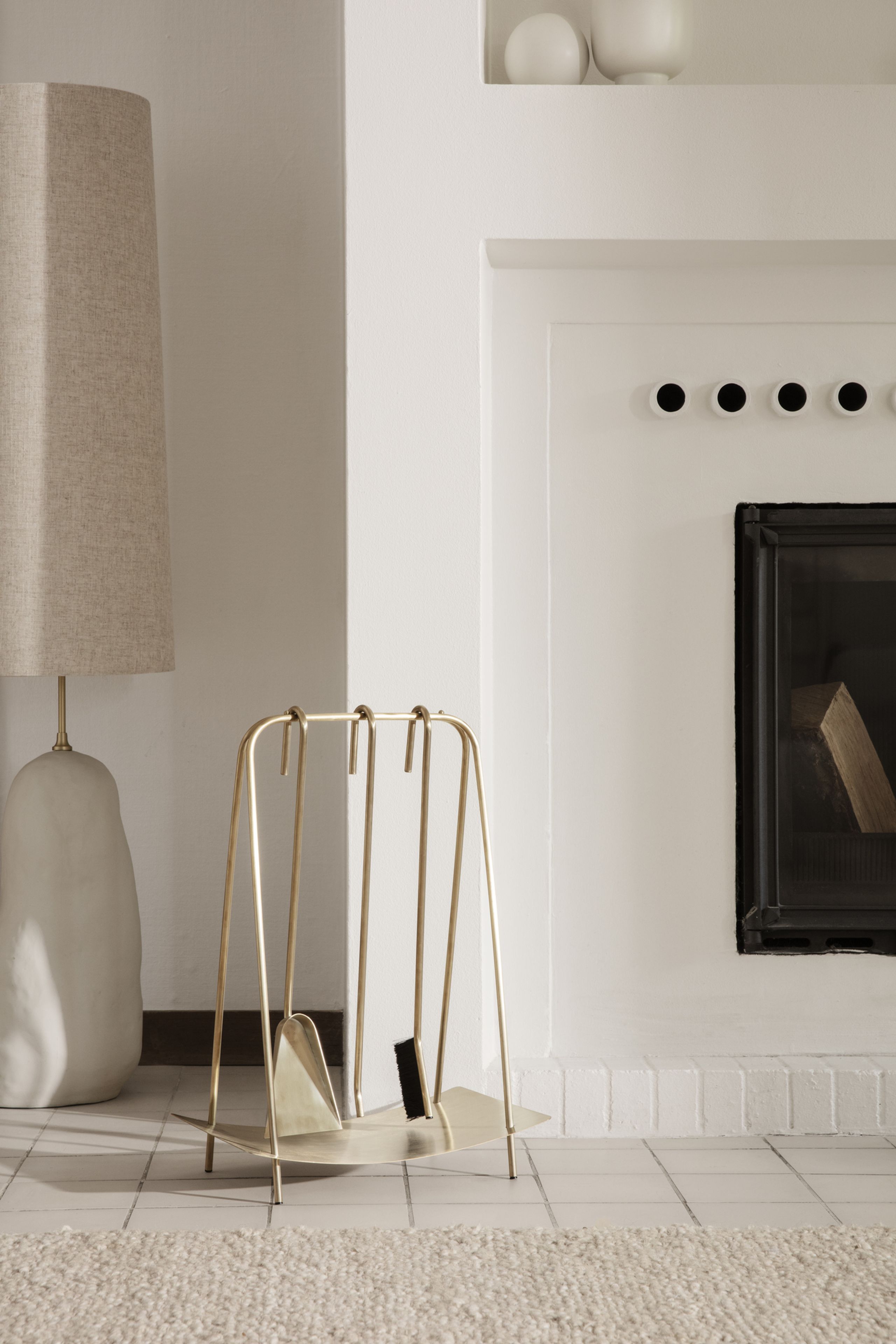 Ferm Living - Pejse tilbehør - Port Fireplace Tools - Brass