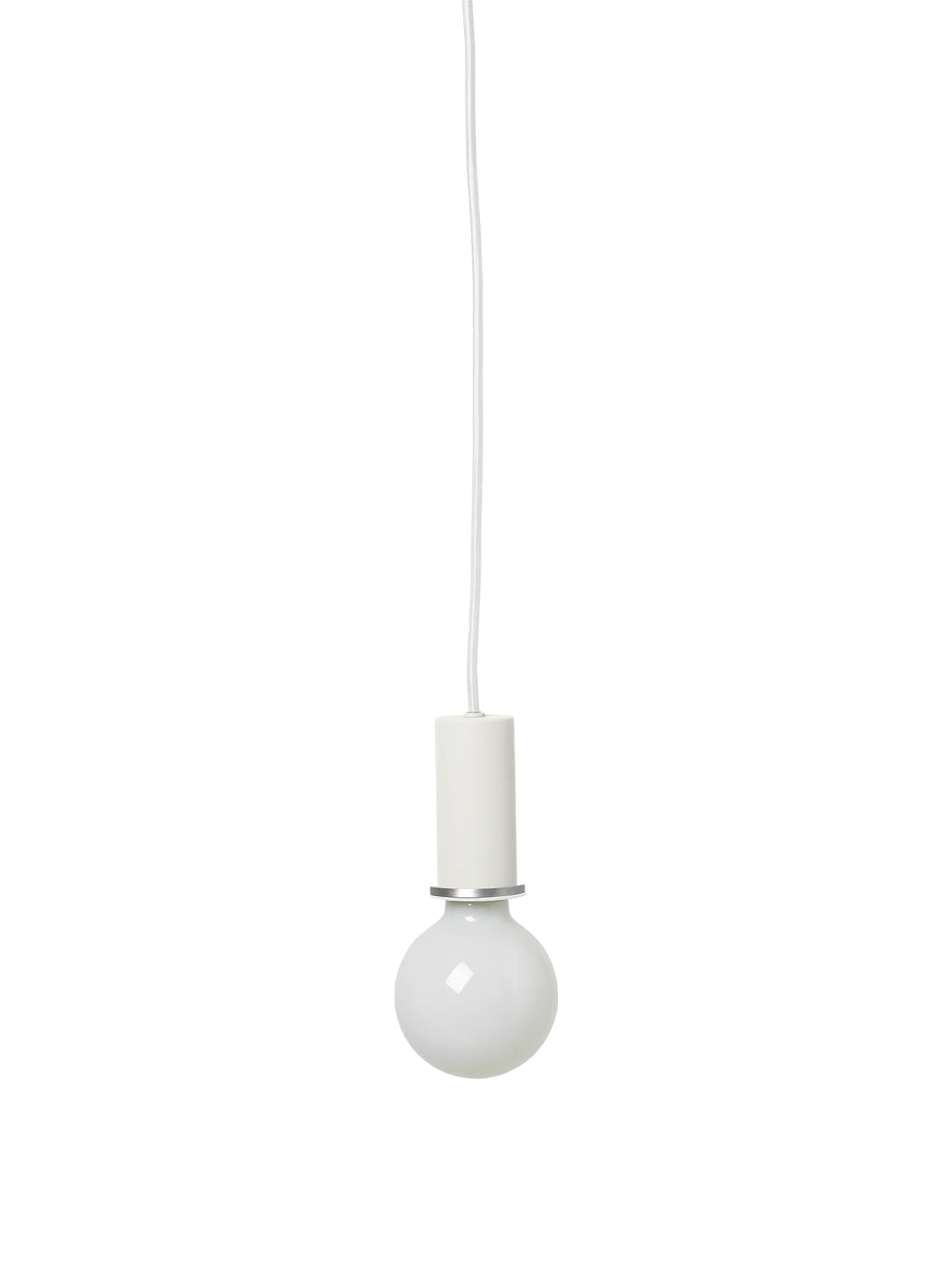 Ferm Living - Péndulo - Collect a Light - Socket Pendant - White - Low