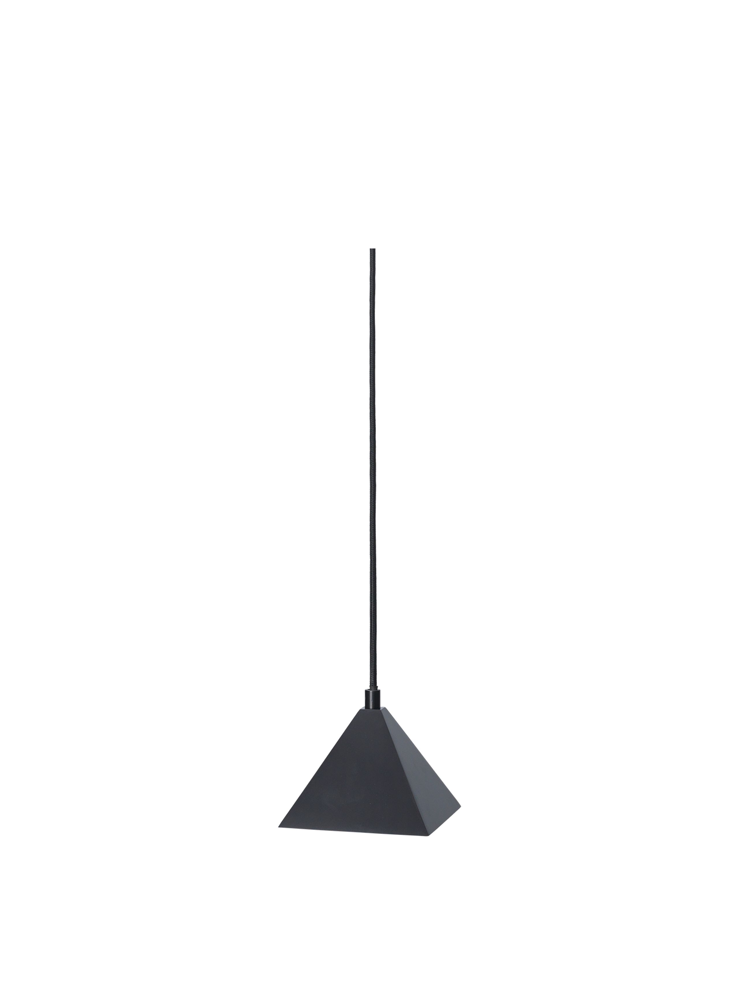 Ferm Living - Pendant Lamp - Kare Pendant - Kare Pendant - Blackened Stainless steel