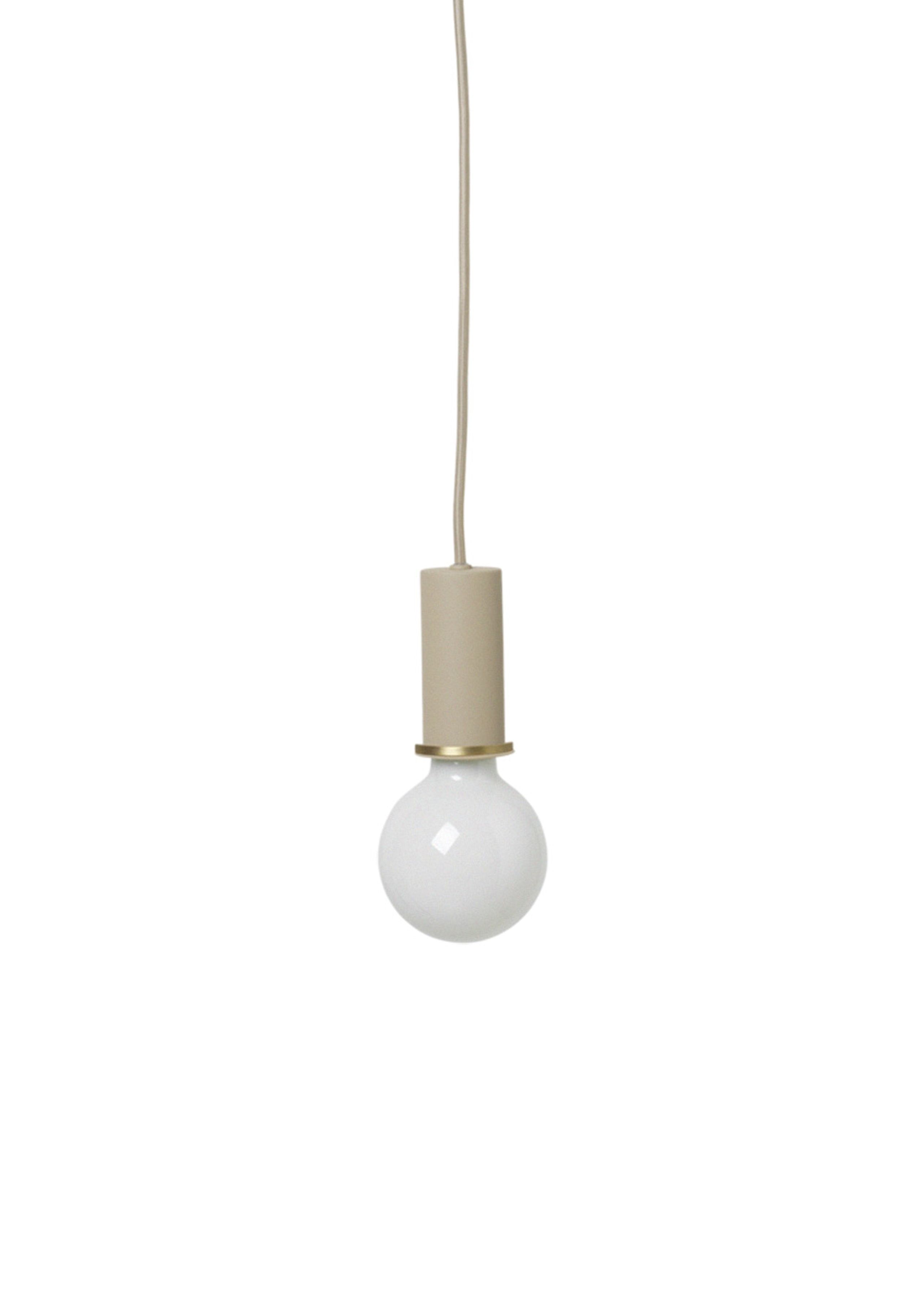 Ferm Living - Pendants - Collect a Light - Socket Pendant - Cashmere - Low