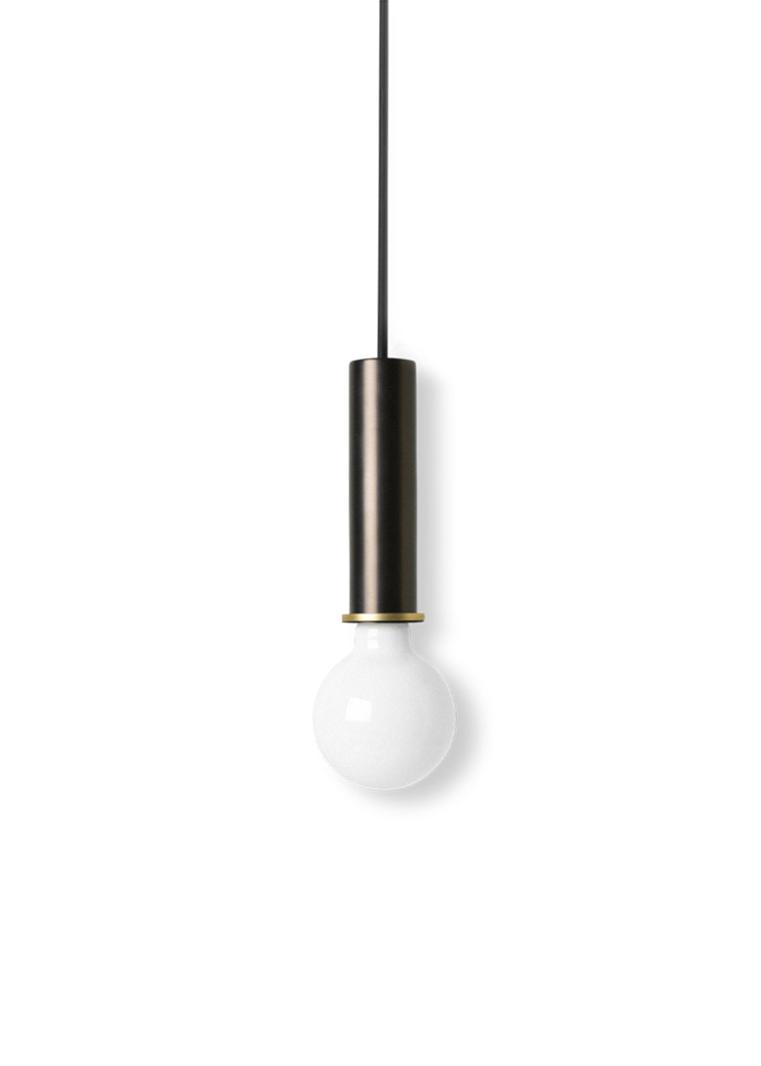 Ferm Living - Pendants - Collect a Light - Socket Pendant - Black/Brass - High
