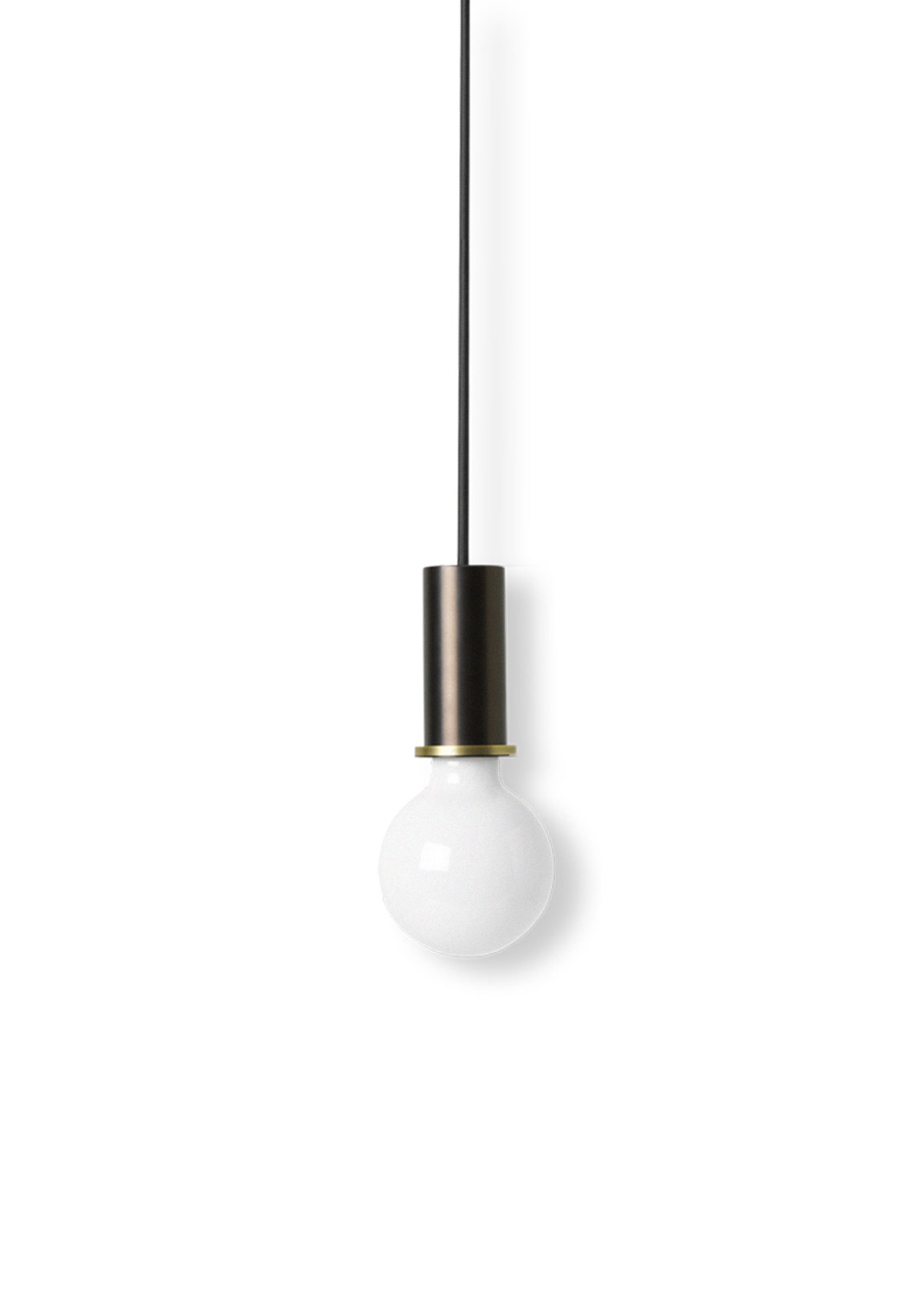 Ferm Living - Pendolare - Collect a Light - Socket Pendant - Black/Brass - Low