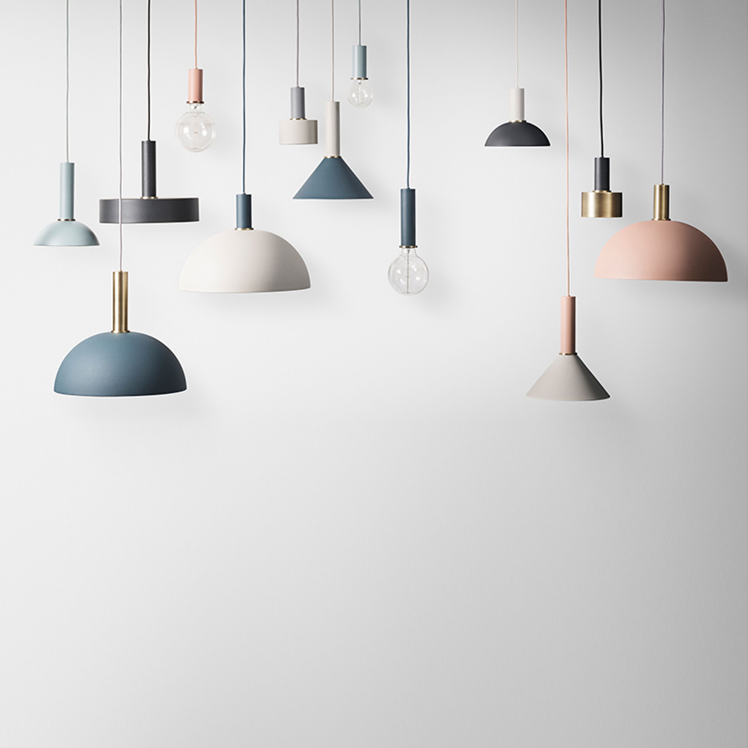 Ferm Living - Pendants - Socket Pendant - Brass - Low