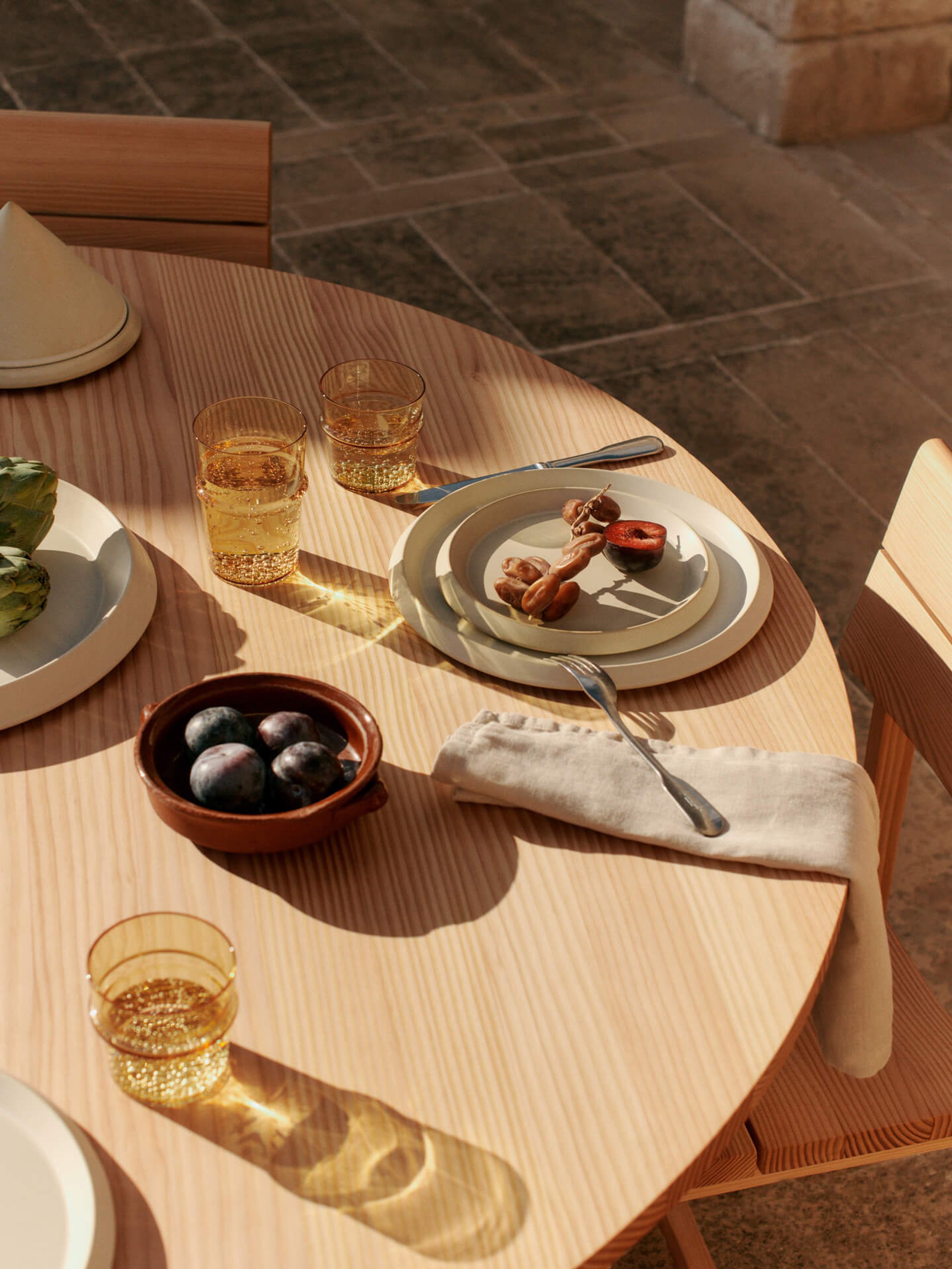 Ferm Living - Teller - Erena Side Plate - Ø22 - Cream