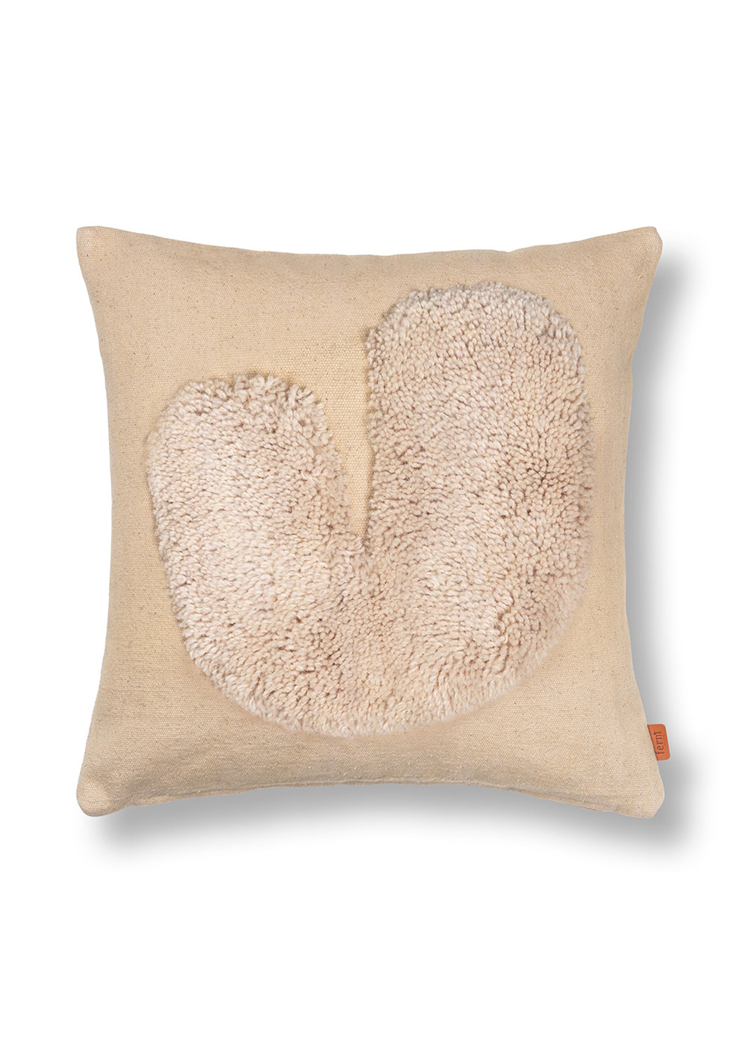 Ferm Living - Pillow - Lay Cushion - Sand / Offwhite