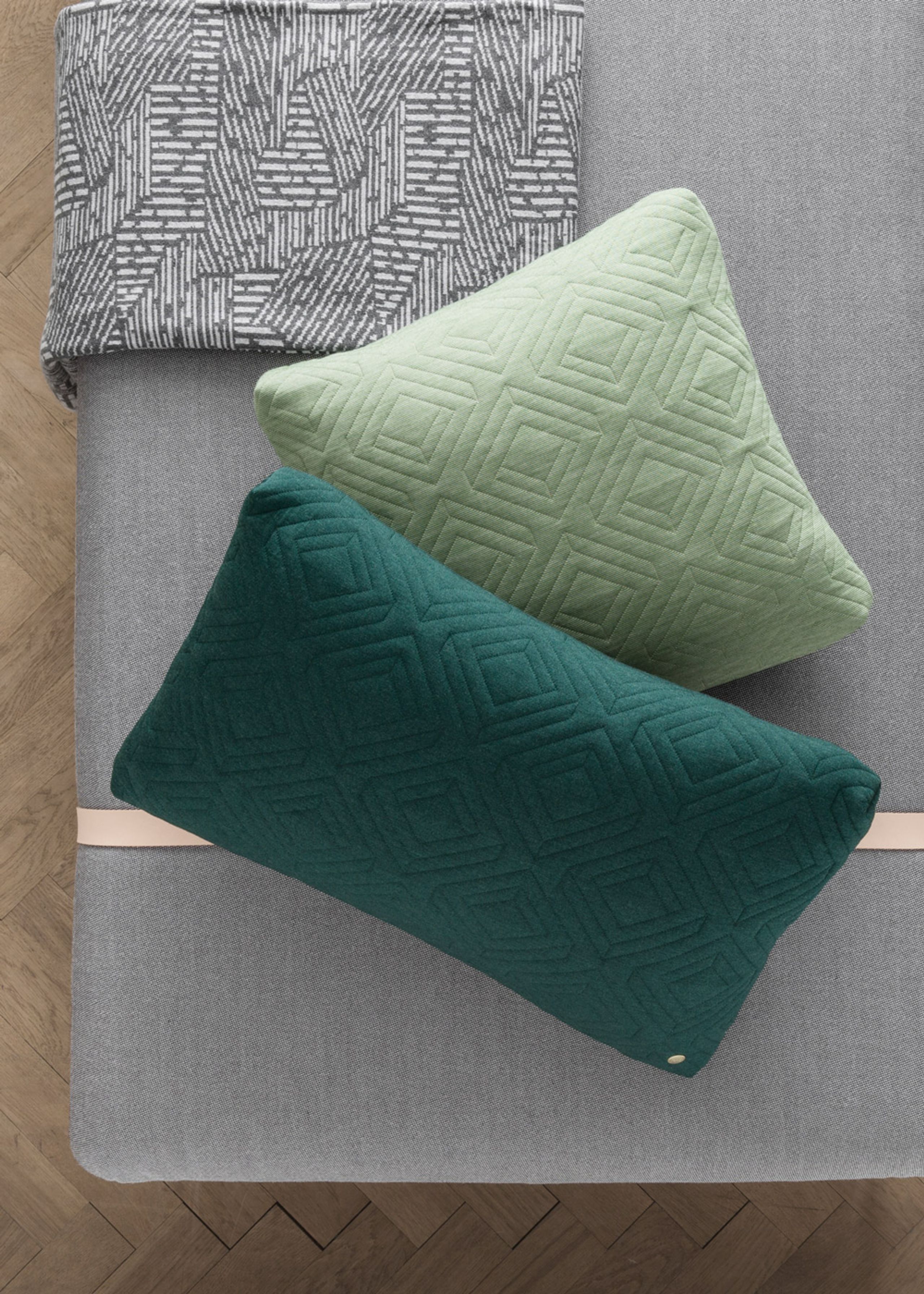Ferm Living - Pude - Quilt Cushion - Karry 40 x 60