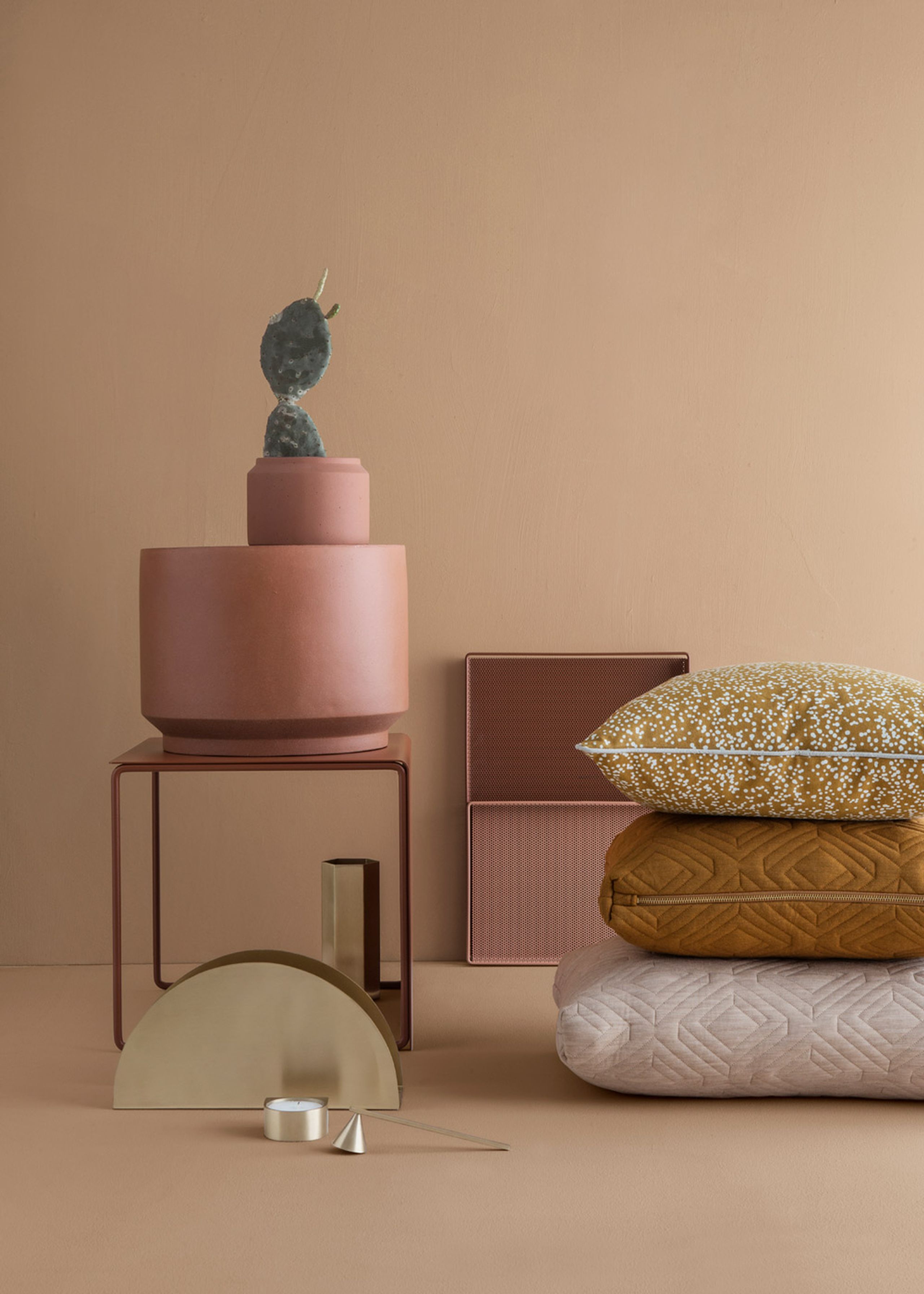 Ferm Living - Pude - Quilt Cushion - Karry 40 x 60