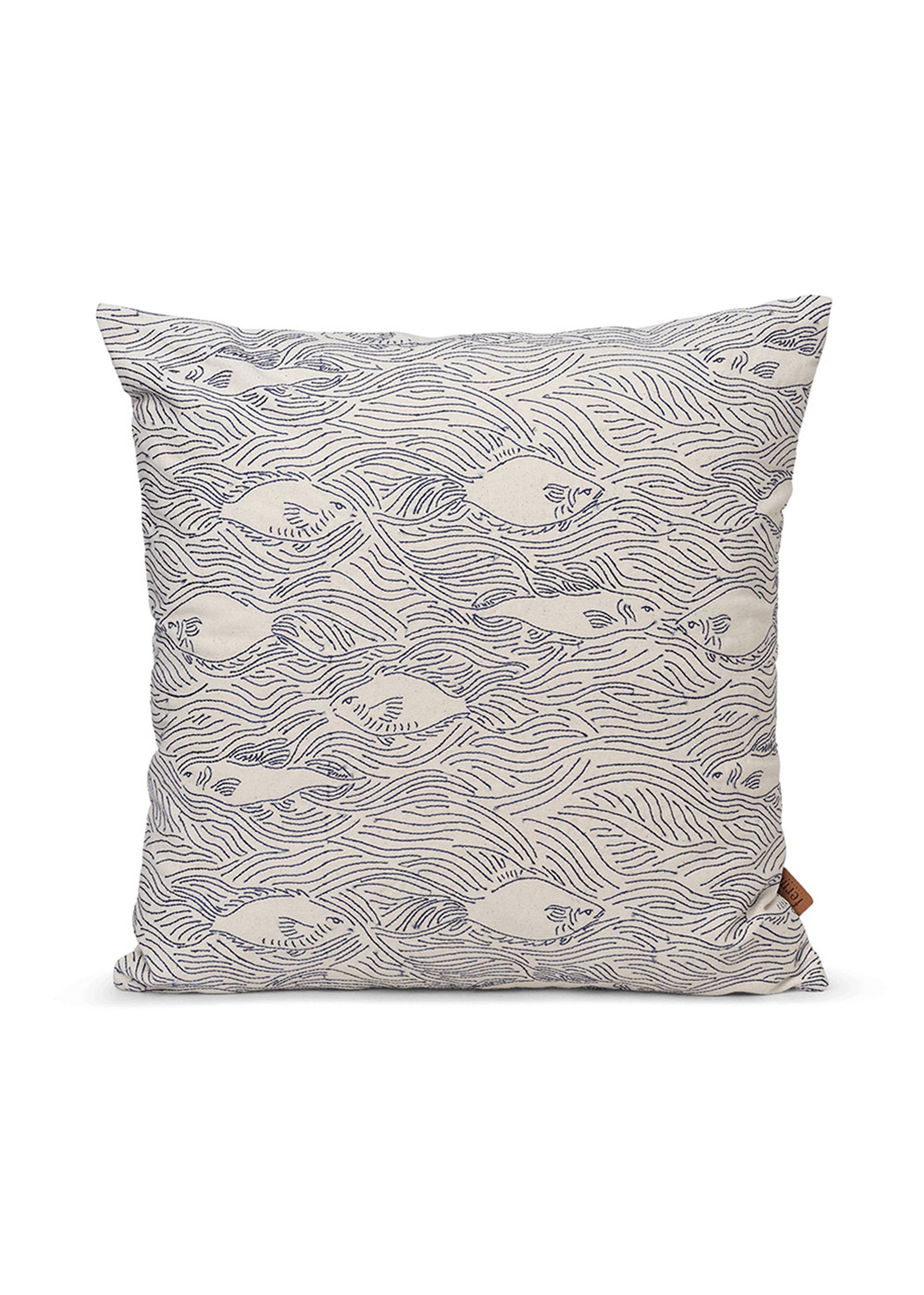 Ferm Living - Poduszka - Stream Cushion - Off-White - Small