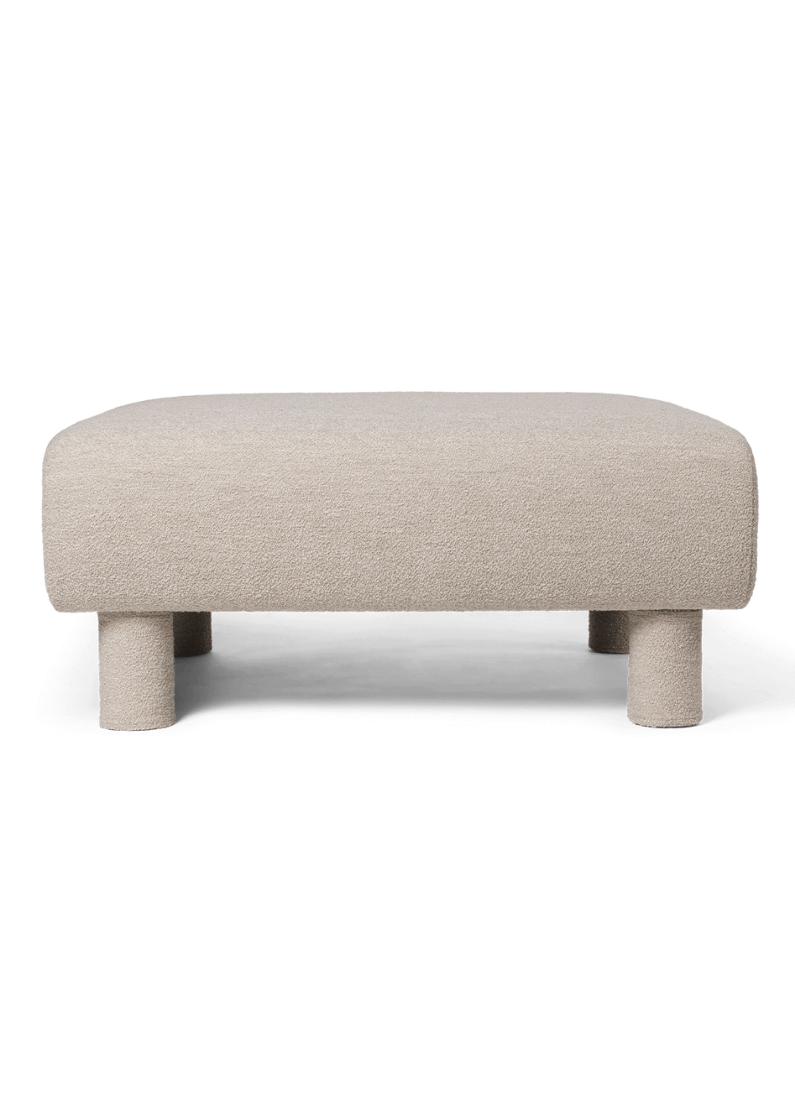 Ferm Living - Pouf - Dase Ottoman - Soft Bouclé - Natural